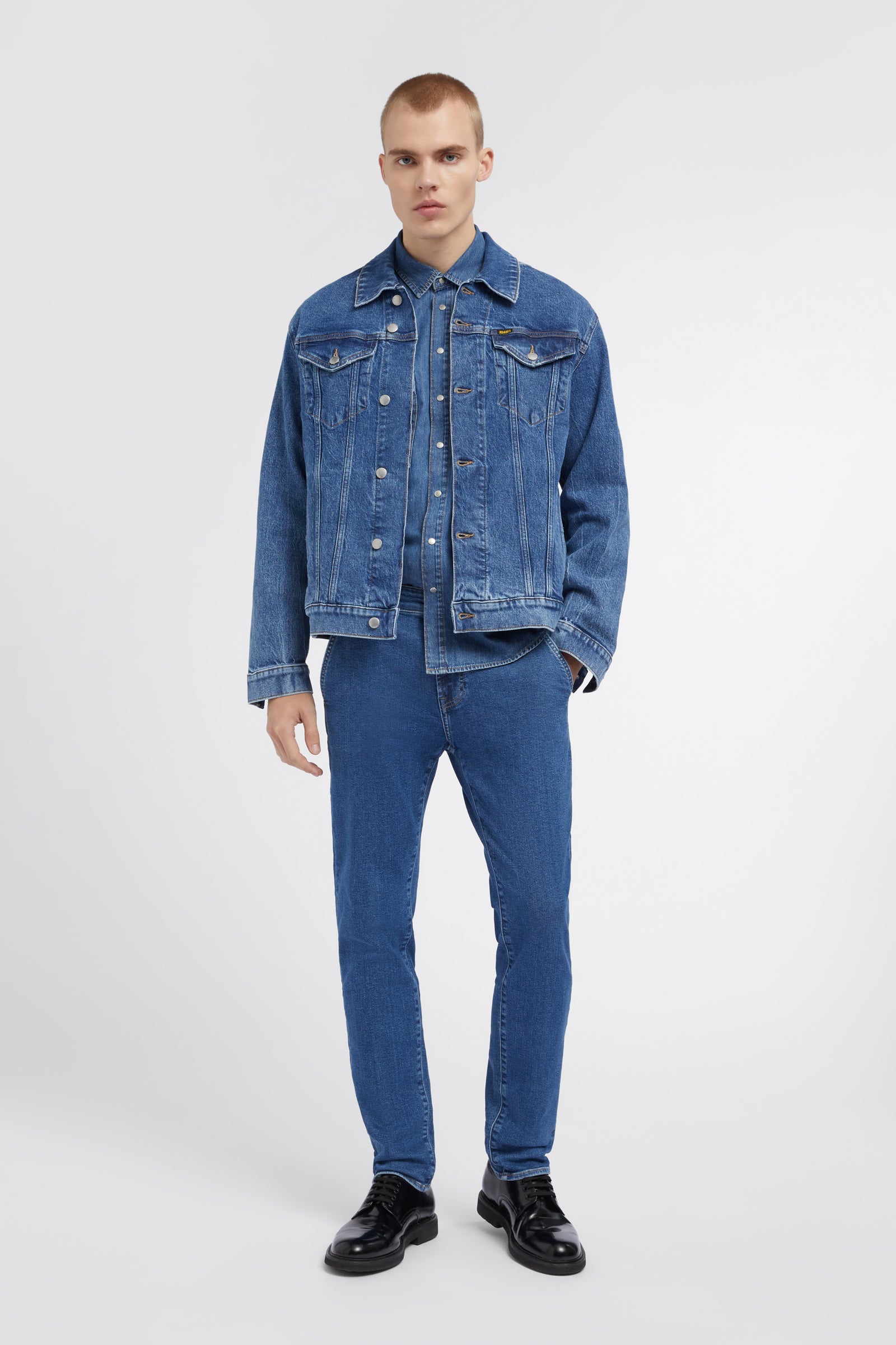 Albert S.Chino en jean Mid Stone GAS