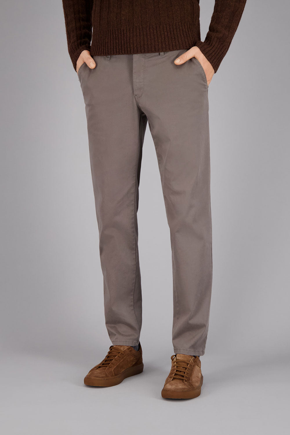 BENITO Chino en beige foncé Pantalons Gardeur