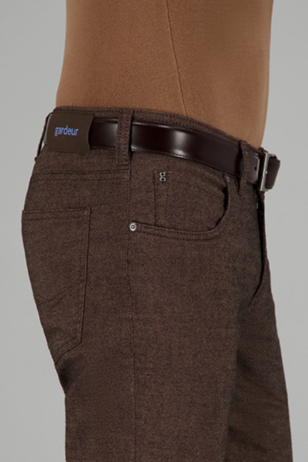 Pantalon BILL-3 en marron Pantalons Gardeur