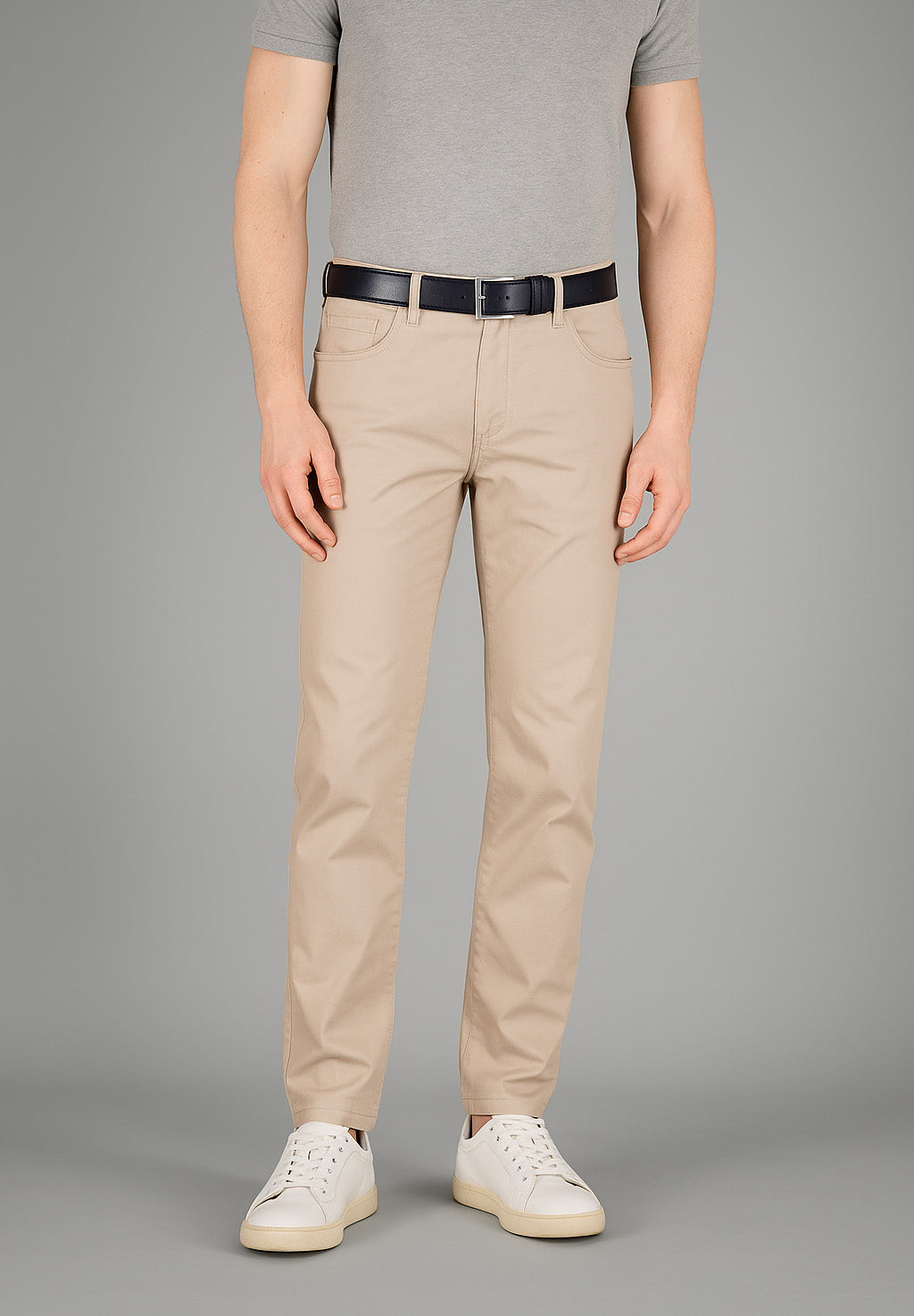 Pantalon BILL-3 en beige foncé Pantalons Gardeur