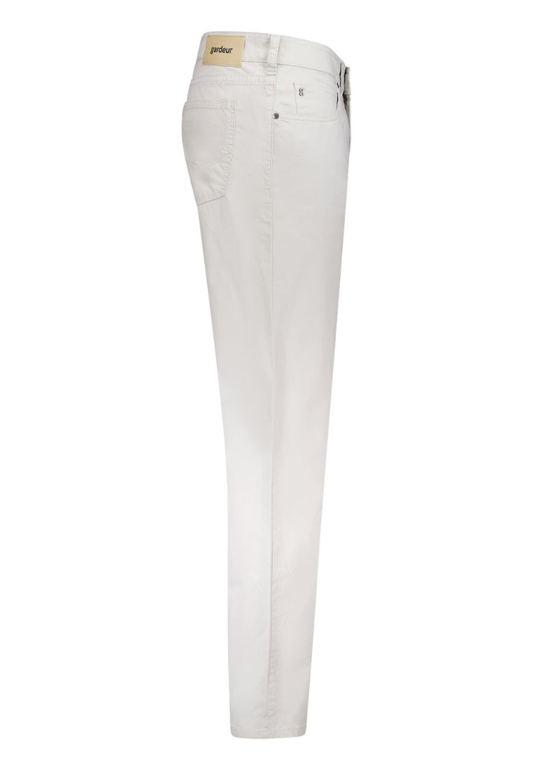 BILL-3 Pantalon gris clair Pantalons Gardeur