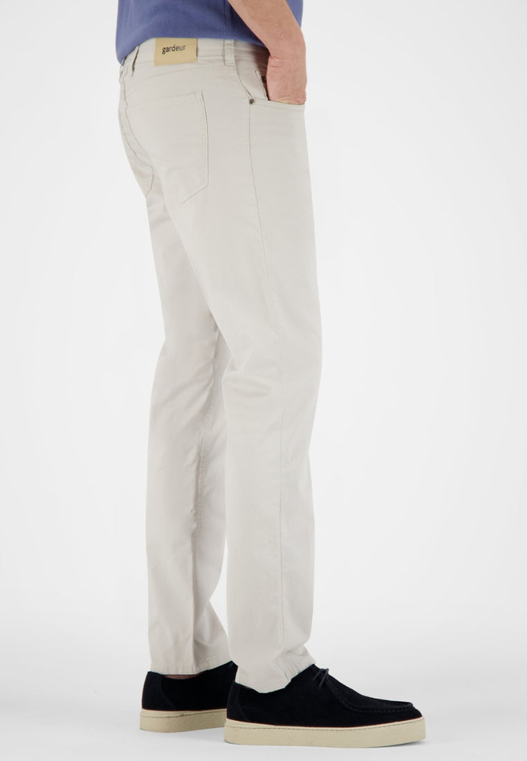BILL-3 Pantalon gris clair Pantalons Gardeur
