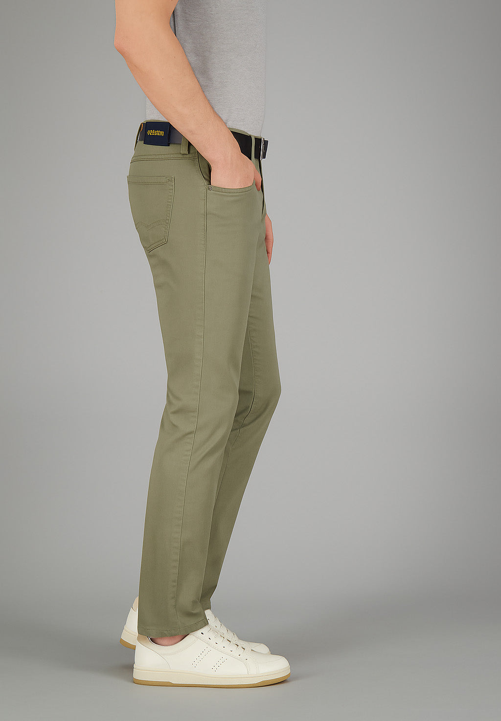 Pantalon BILL-3 en kaki Pantalons Gardeur