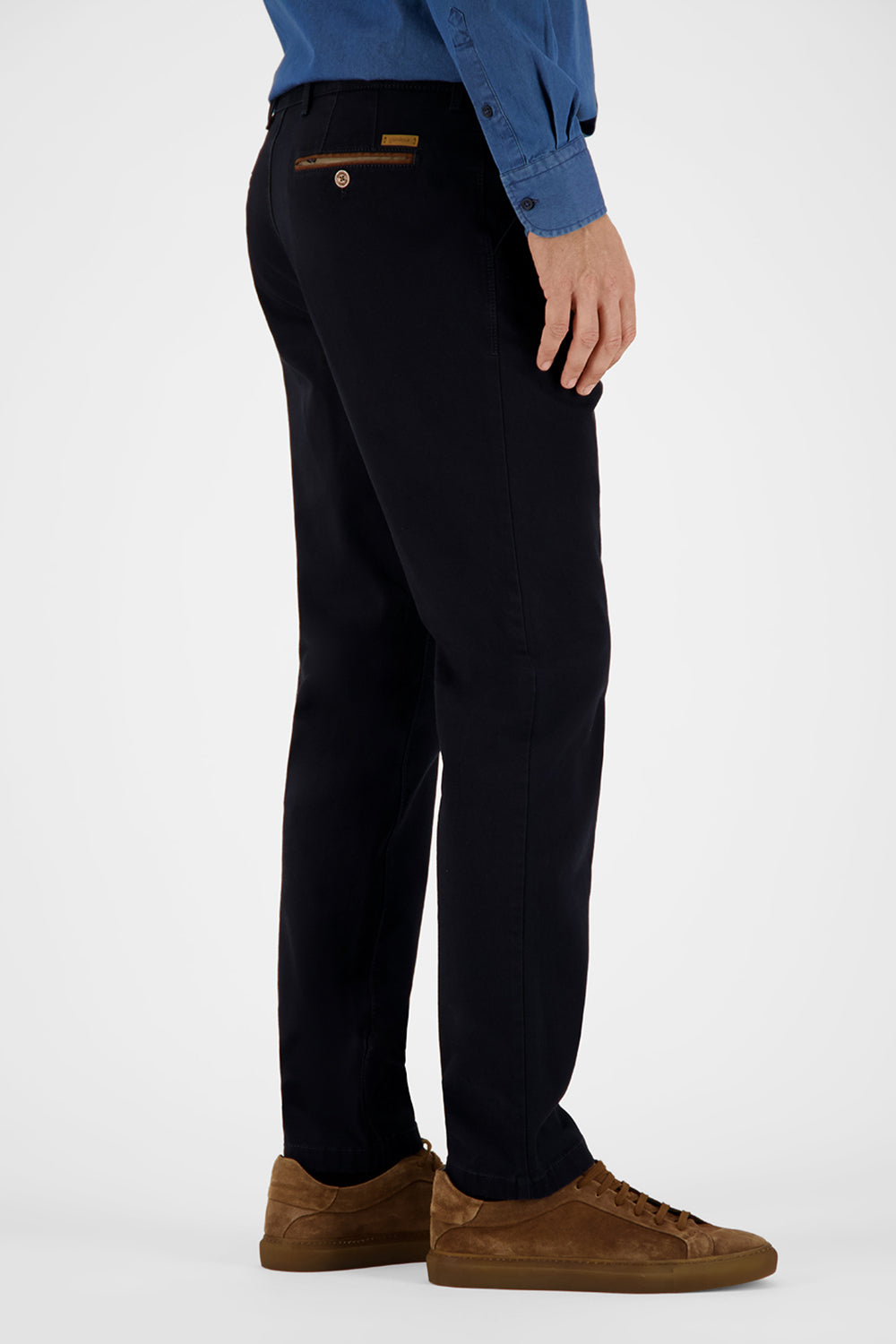 BENNY-3 Pantalon chino en marine foncé
