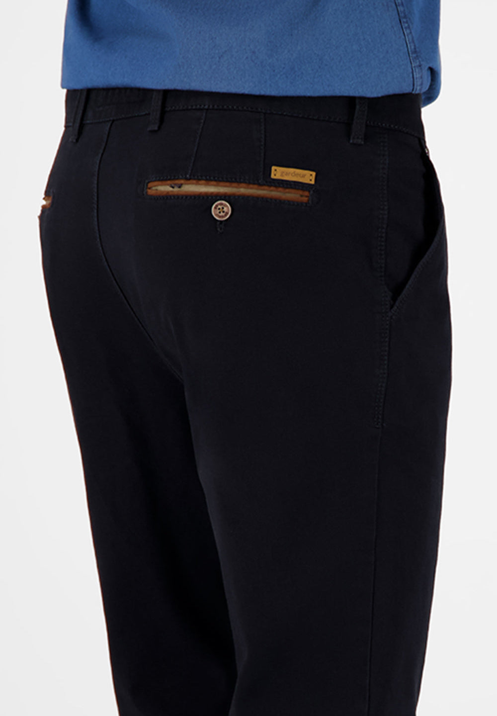 BENNY-3 Pantalon chino en marine foncé Pantalons Gardeur