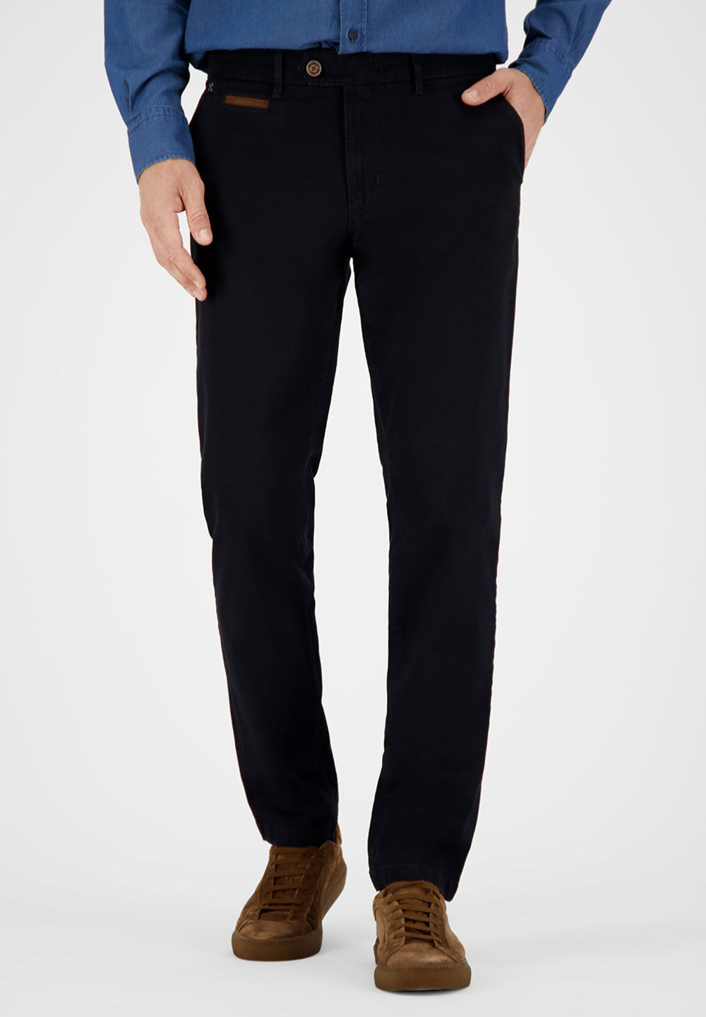BENNY-3 Pantalon chino en marine foncé Pantalons Gardeur