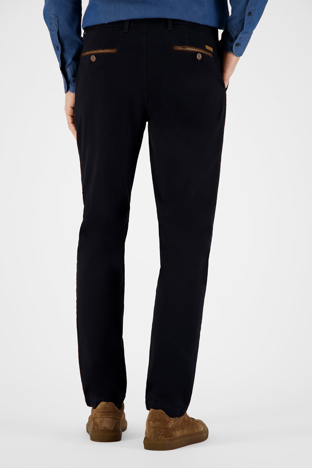 BENNY-3 Pantalon chino en marine foncé