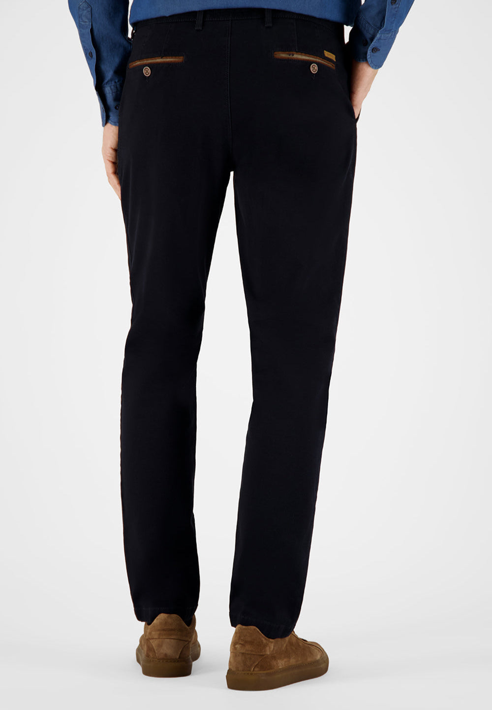 BENNY-3 Pantalon chino en marine foncé Pantalons Gardeur
