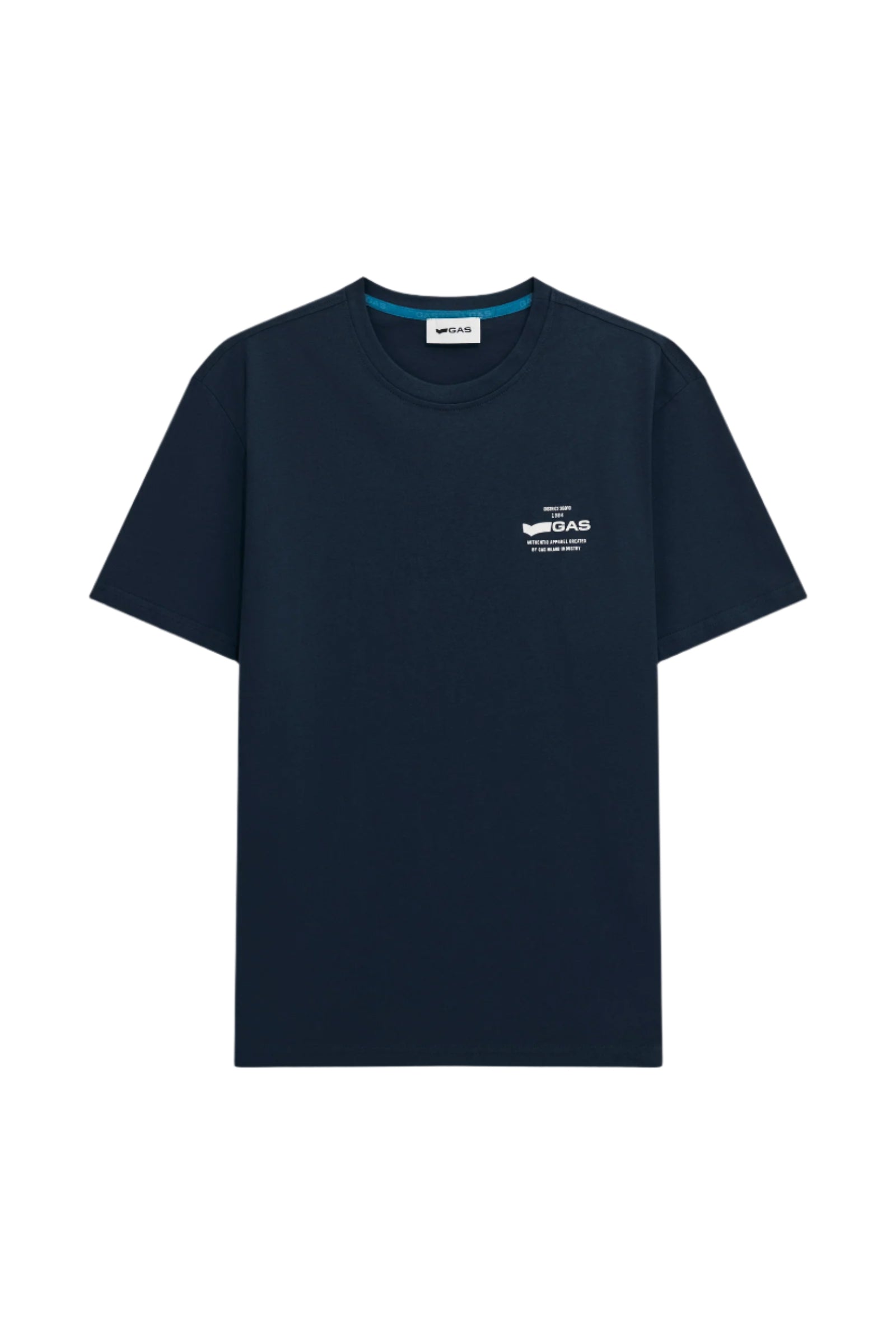 Dharis Mc 1984 Logo en bleu marine T-shirts GAS