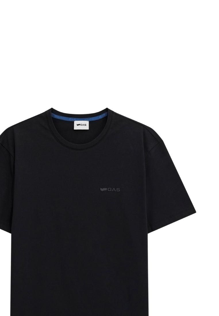 Scuba/S Str.Logo en noir T-shirts GAS