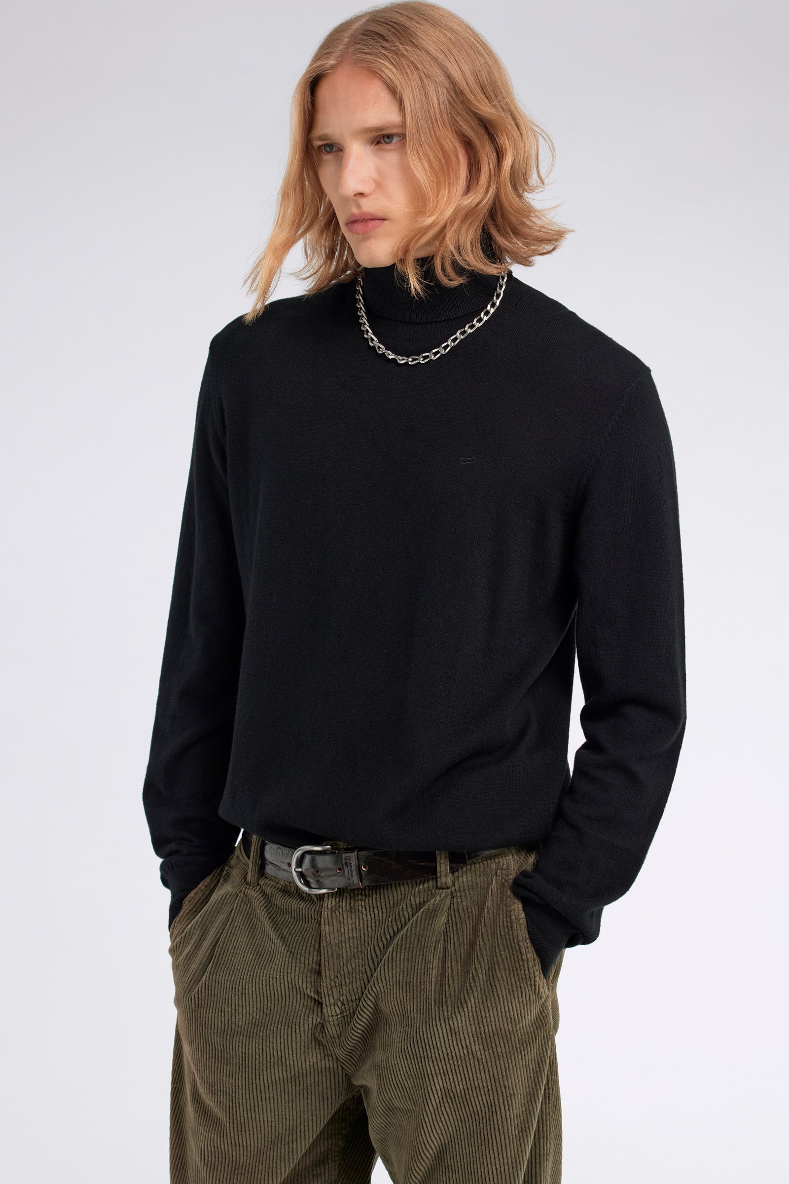 Arlo T.Neck in Black Pullover GAS