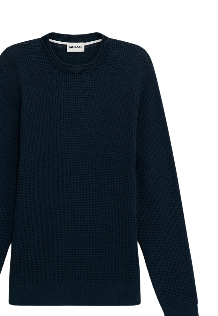 Adyn Round Neck in Navy Blue Pullover GAS