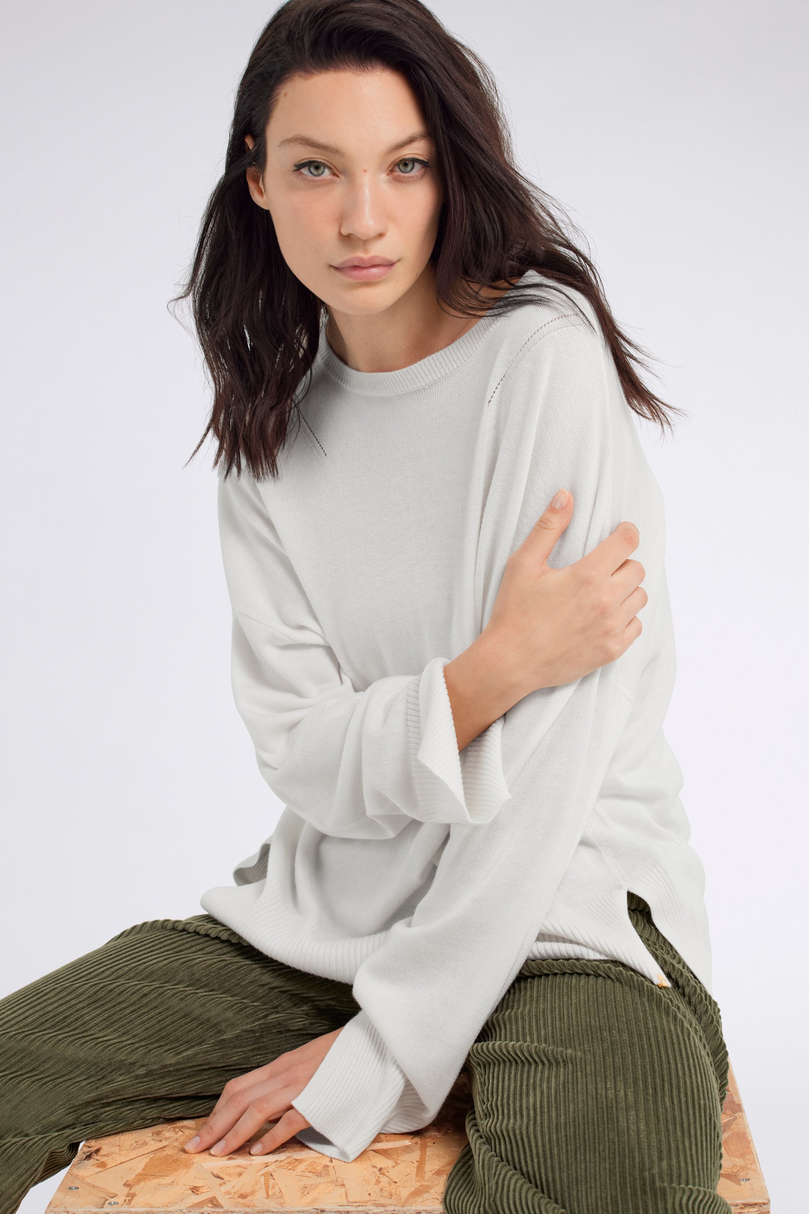 Callie en blanc de neige Pull GAS
