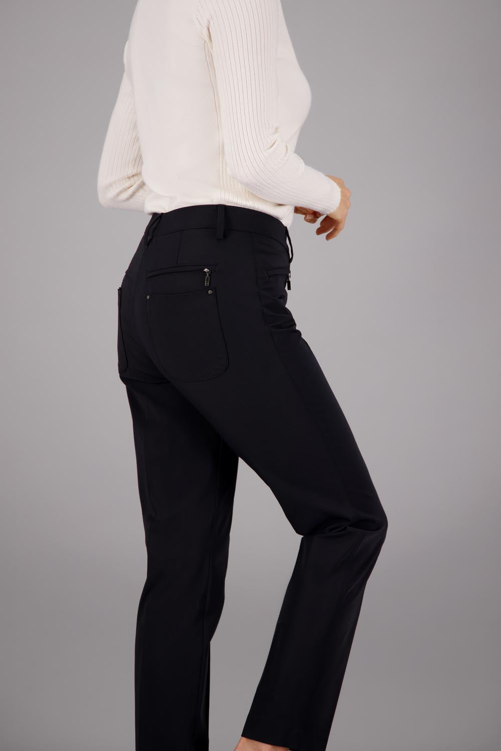 Pantalon DINA2 en noir Pantalons Gardeur