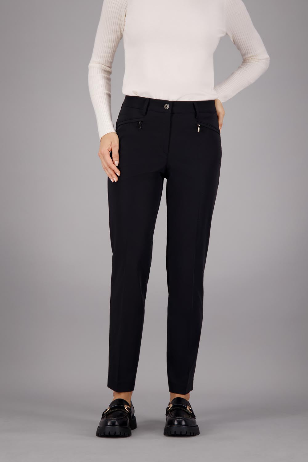 Pantalon DINA2 en noir Pantalons Gardeur