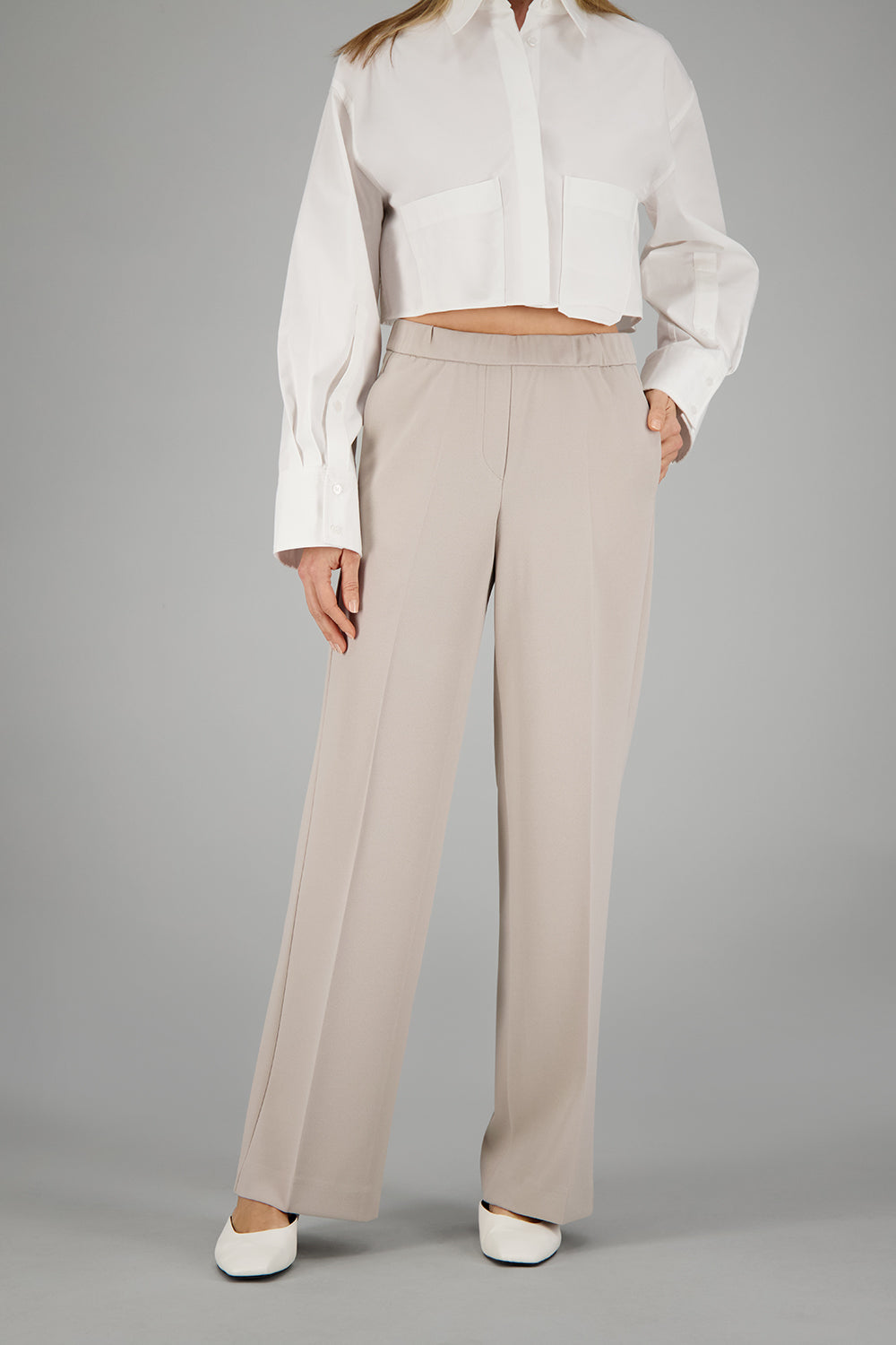 FRANCA800 Pantalon beige clair Pantalons Gardeur