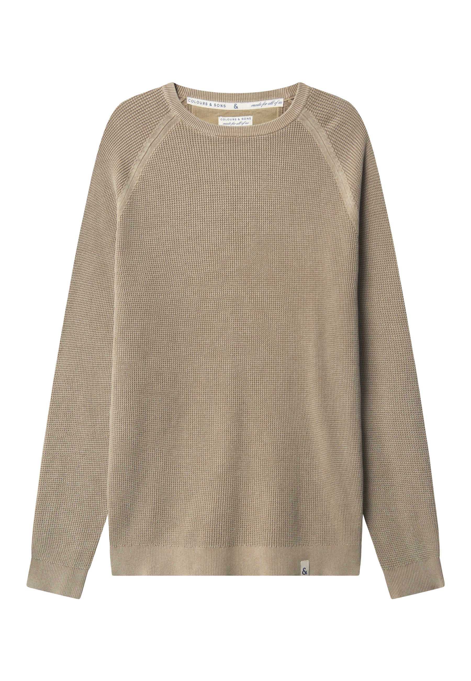 Roundneck-Washed in Tent Pullover (Pull à col rond lavé dans une tente) Colours and Sons