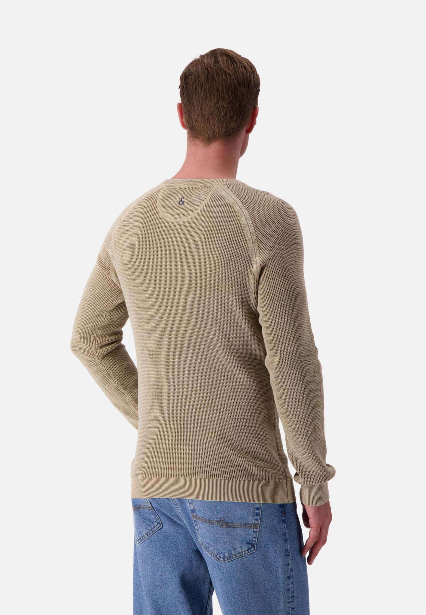 Roundneck-Washed in Tent Pullover (Pull à col rond lavé dans une tente) Colours and Sons