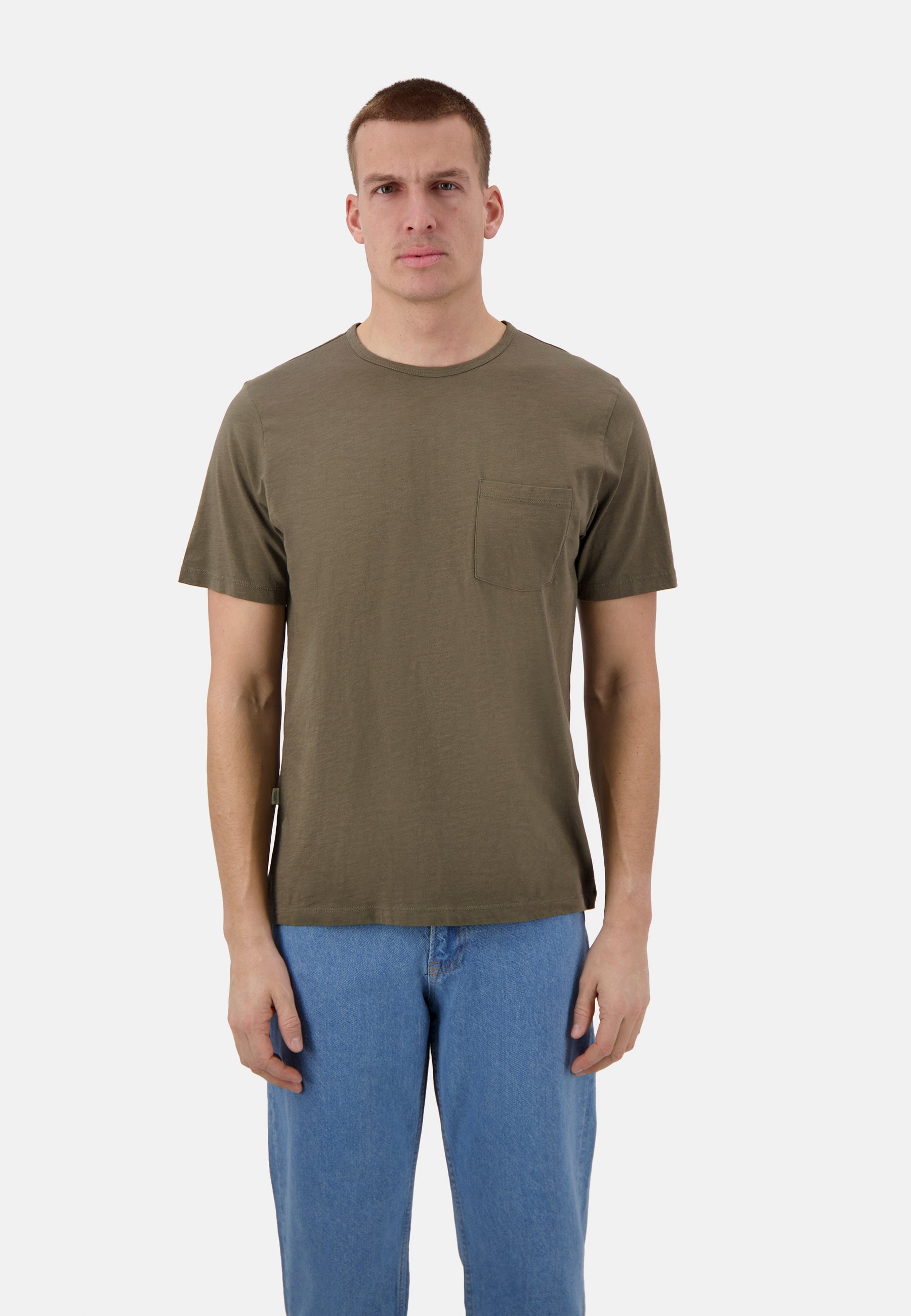 T-shirt Slub in Olive T-shirts Colours and Sons