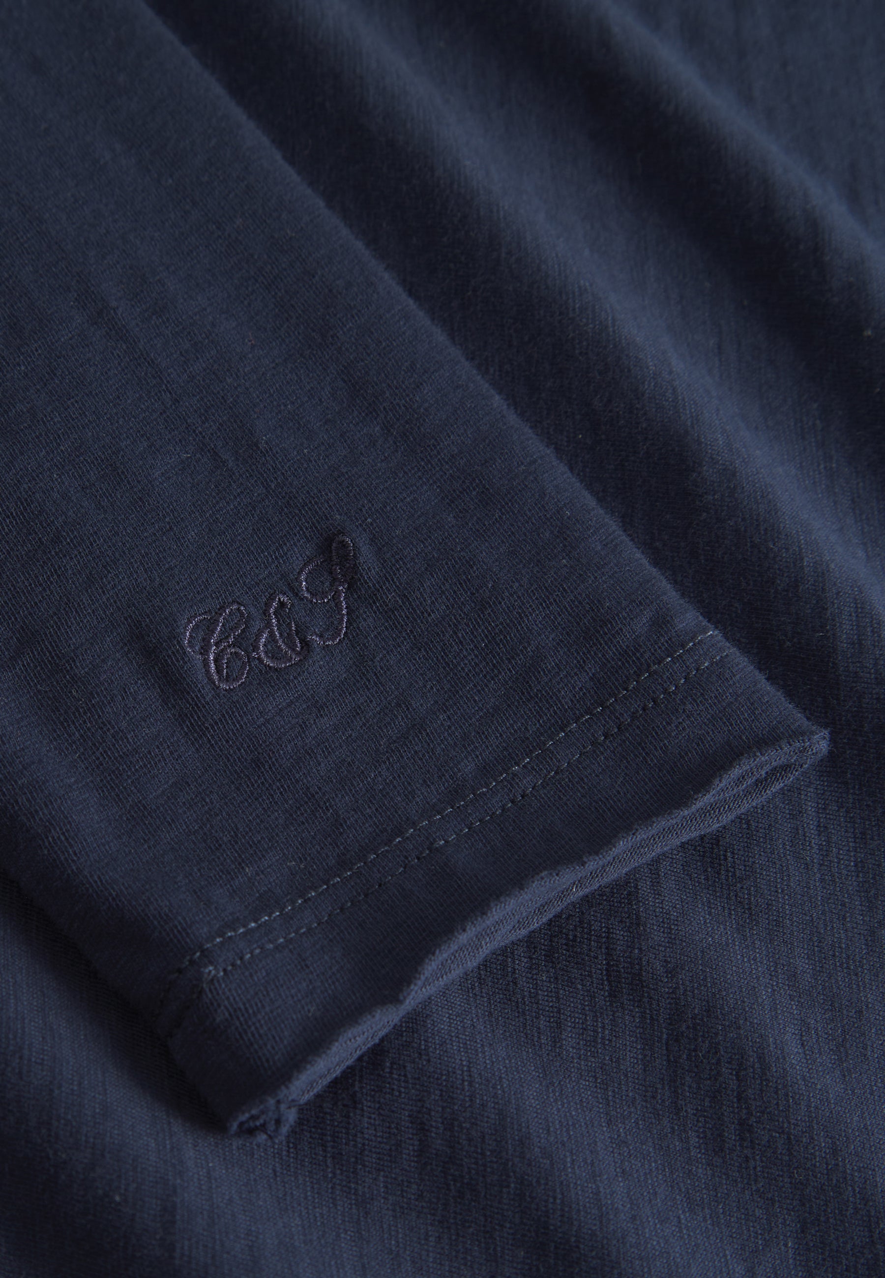 T-shirt à manches longues - Slub in Navy Chemises Colours and Sons