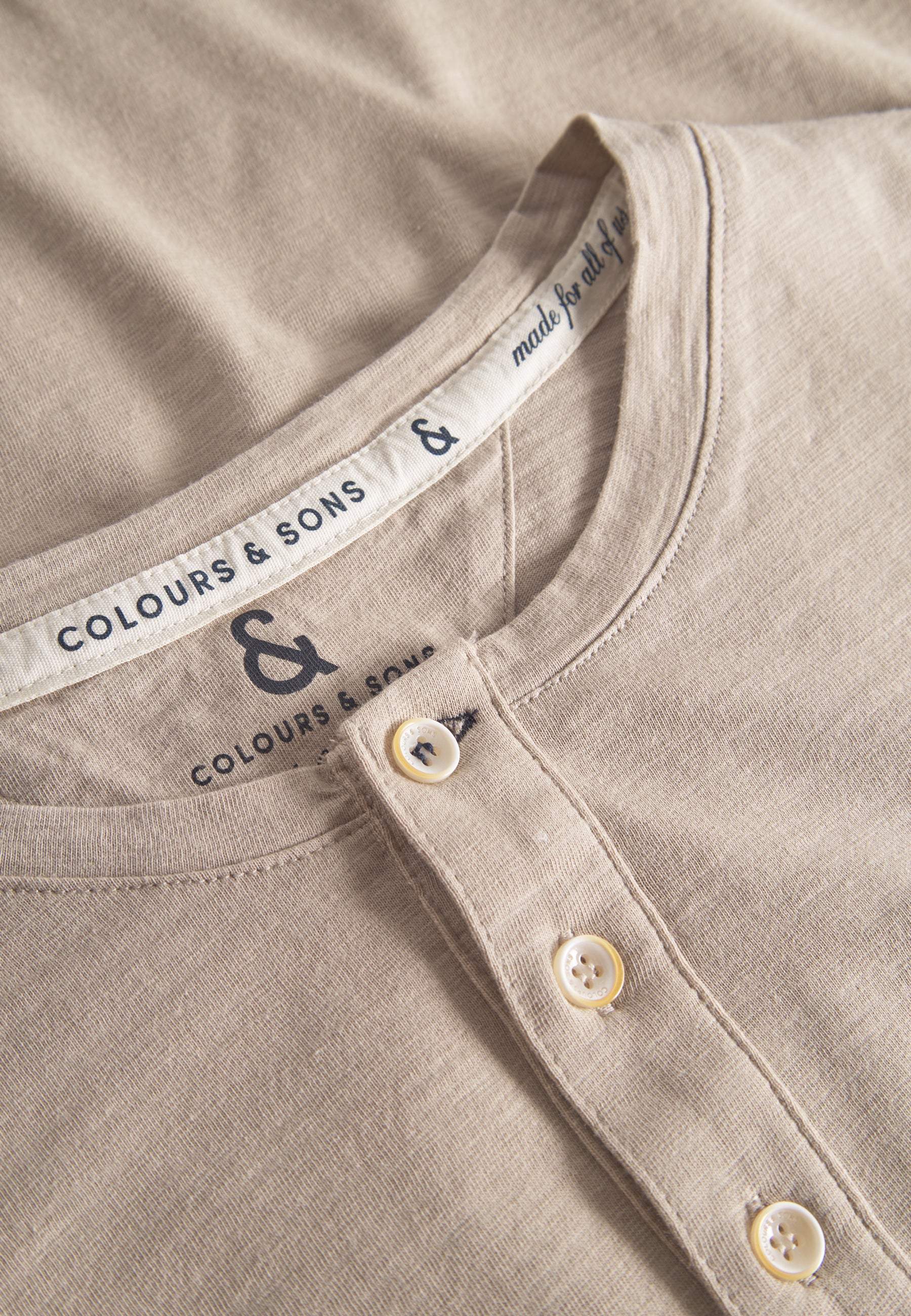 Henley - T-shirts Slub in Tent Colours and Sons