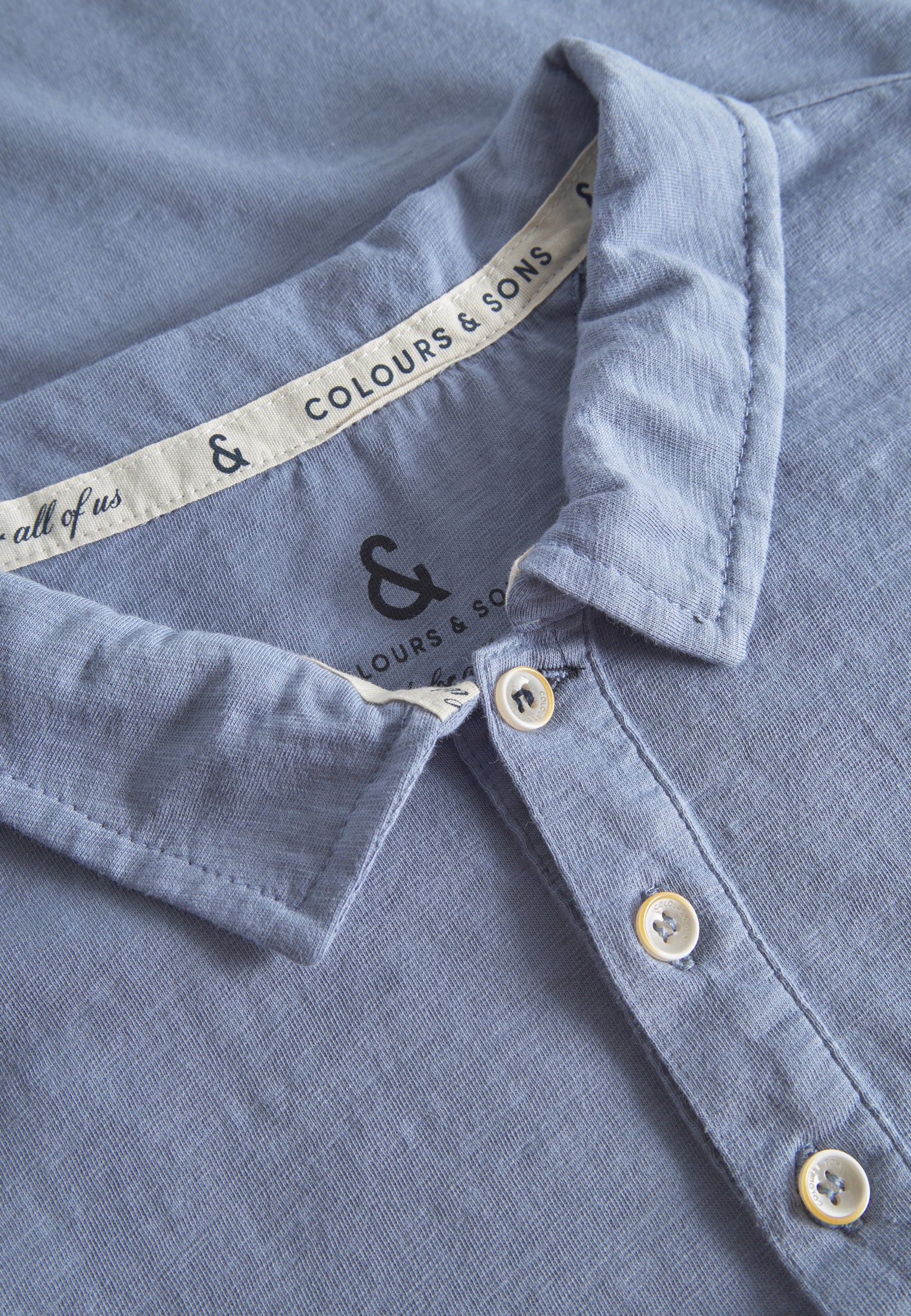 Polo Slub dans Polos en denim Colours and Sons