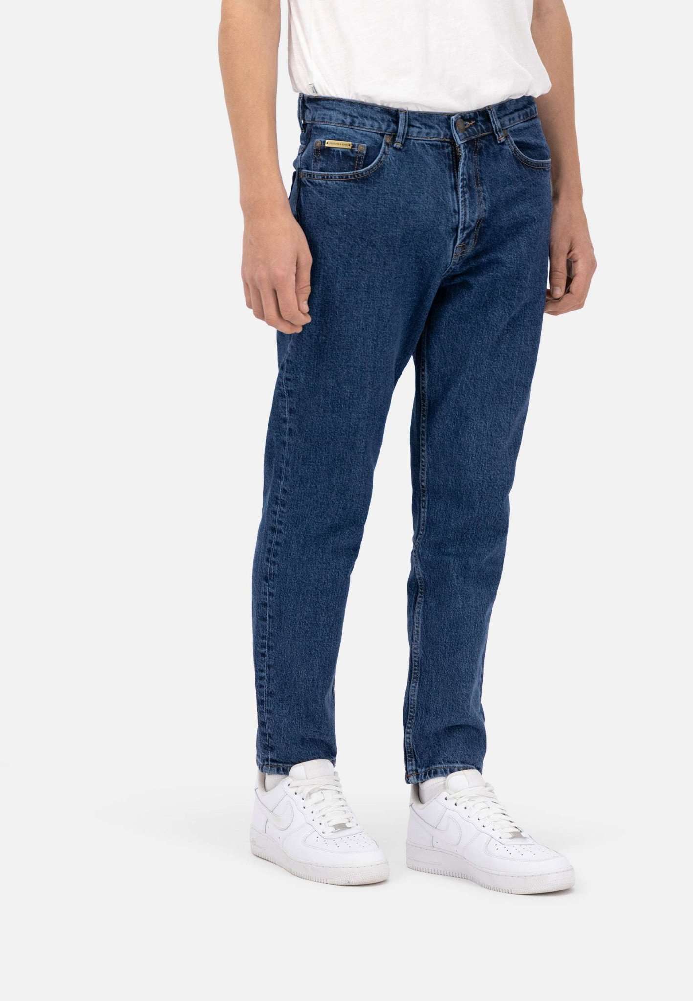 Denim Cropped en jeans bleu foncé Colours and Sons
