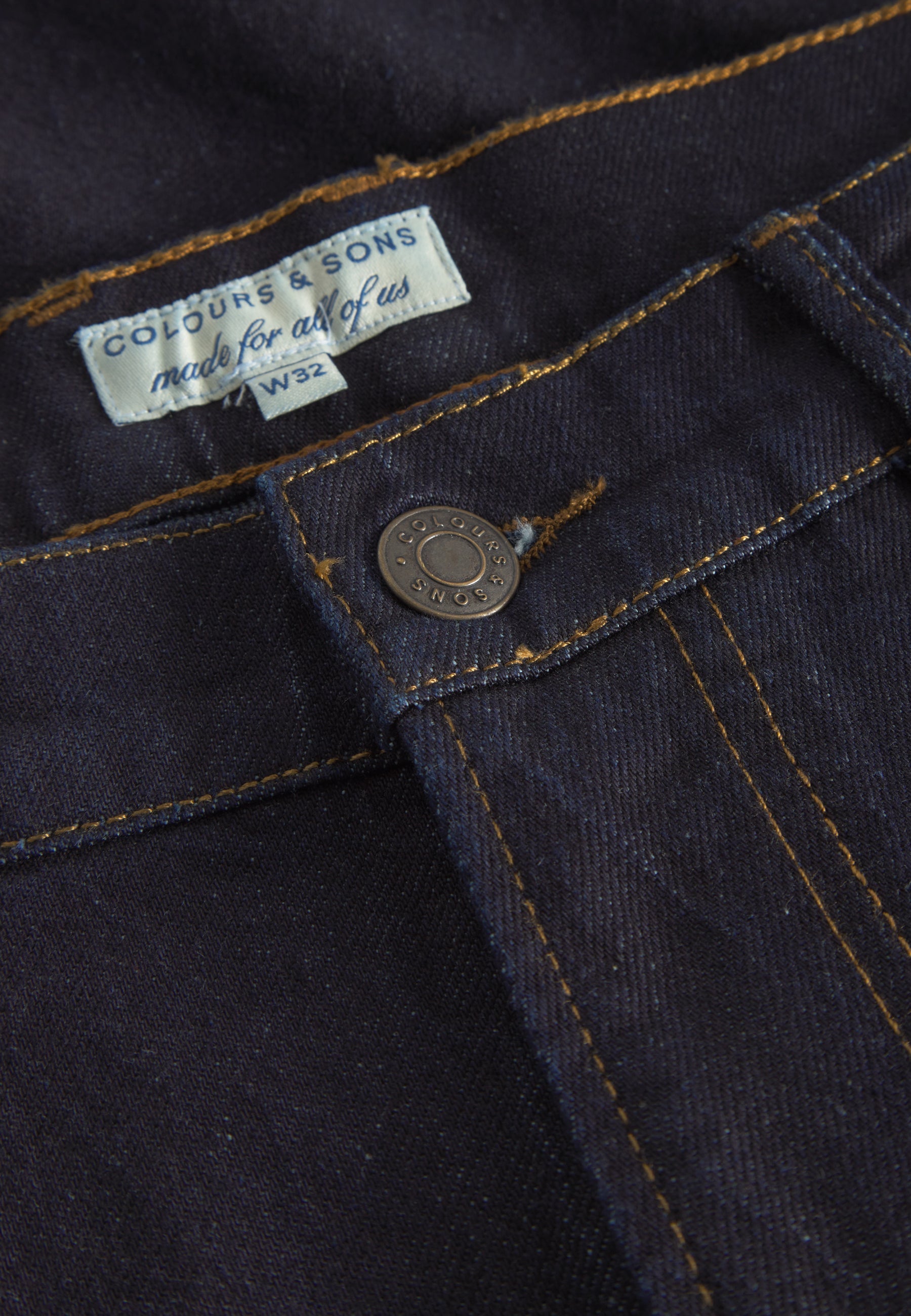 Denim Cropped en jeans denim brut Colours and Sons