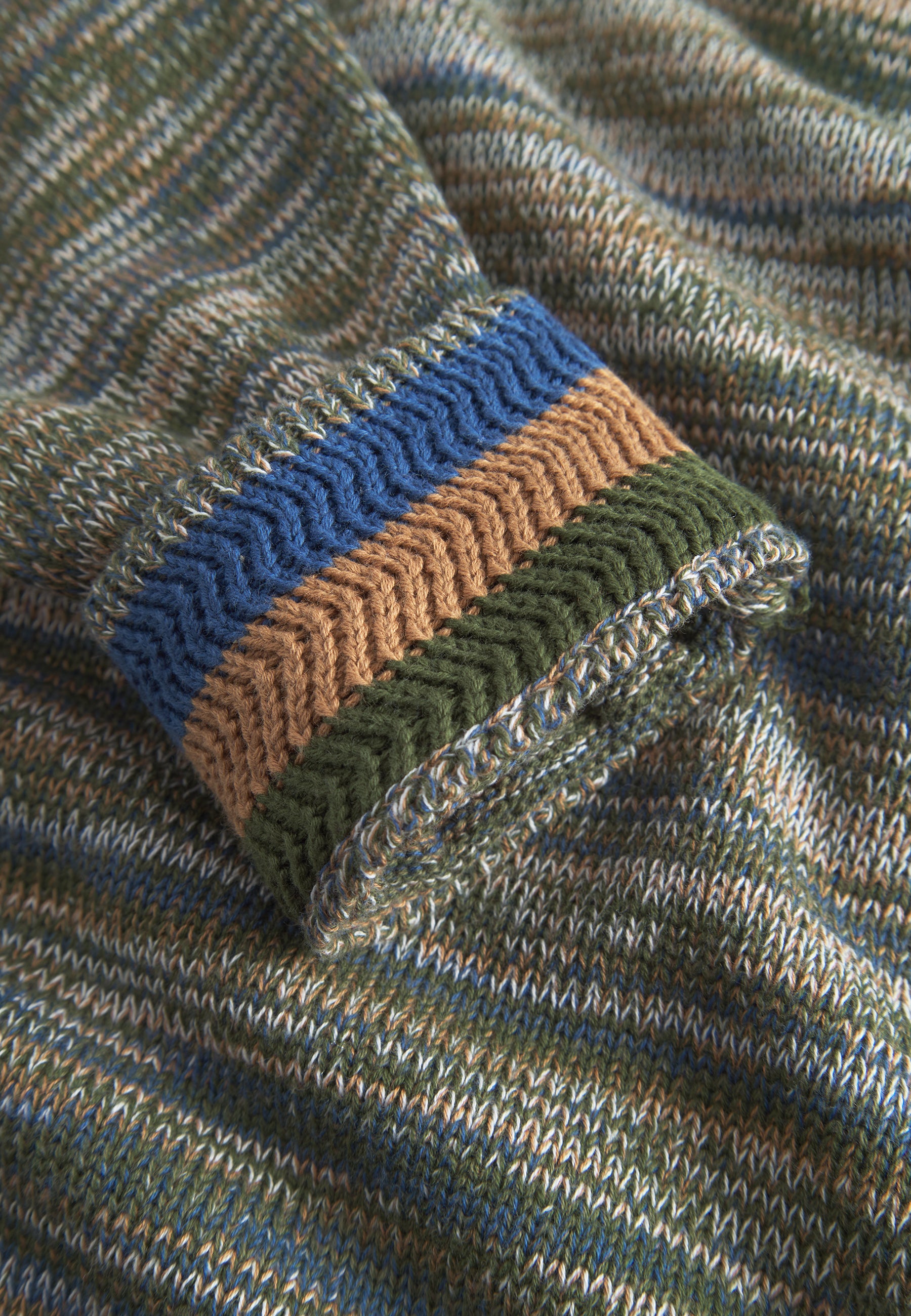 Roundneck Mouliné en pull-over en mouliné yucca Colours and Sons