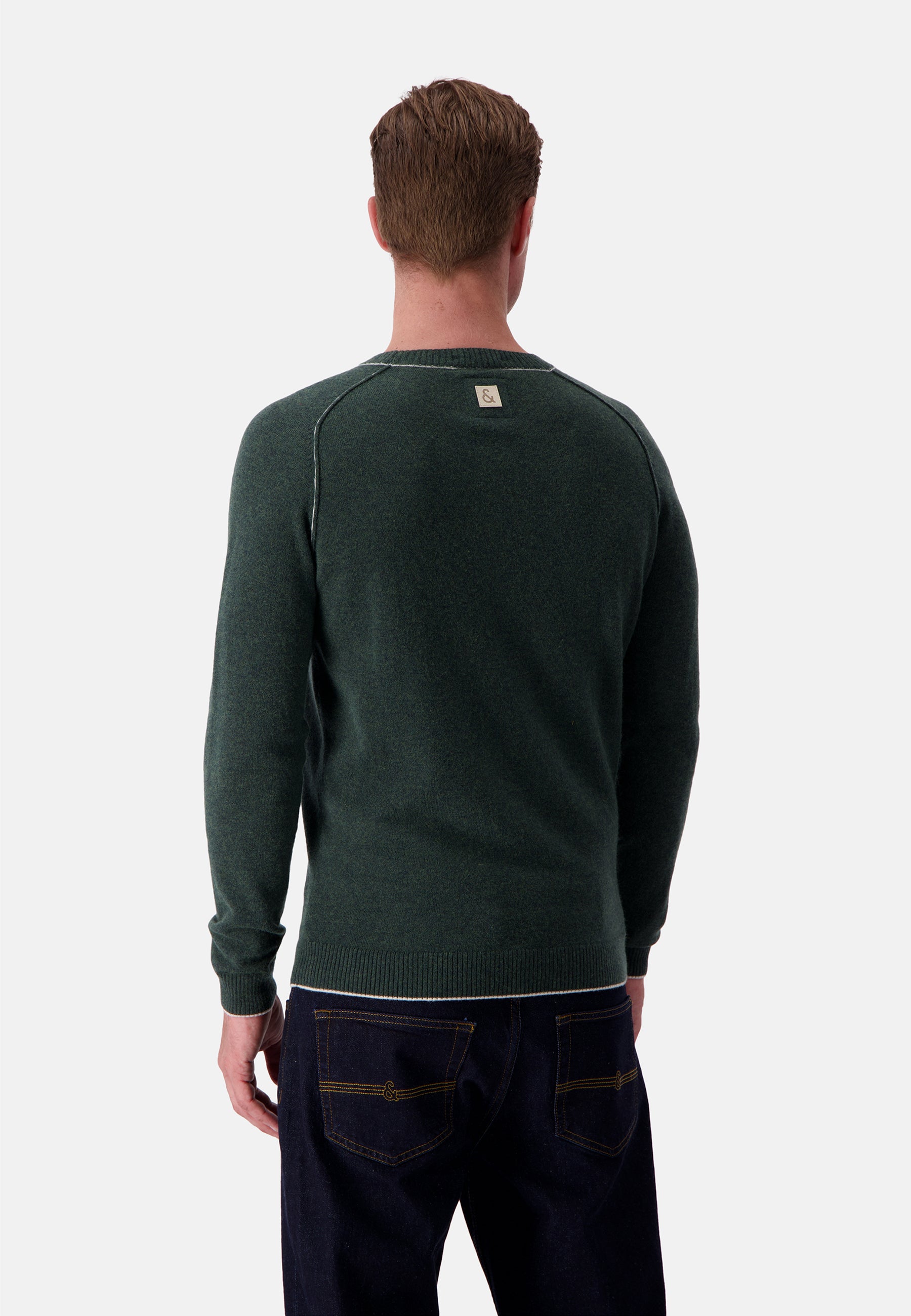 Roundneck Merino Blend en pull Yucca Colours and Sons