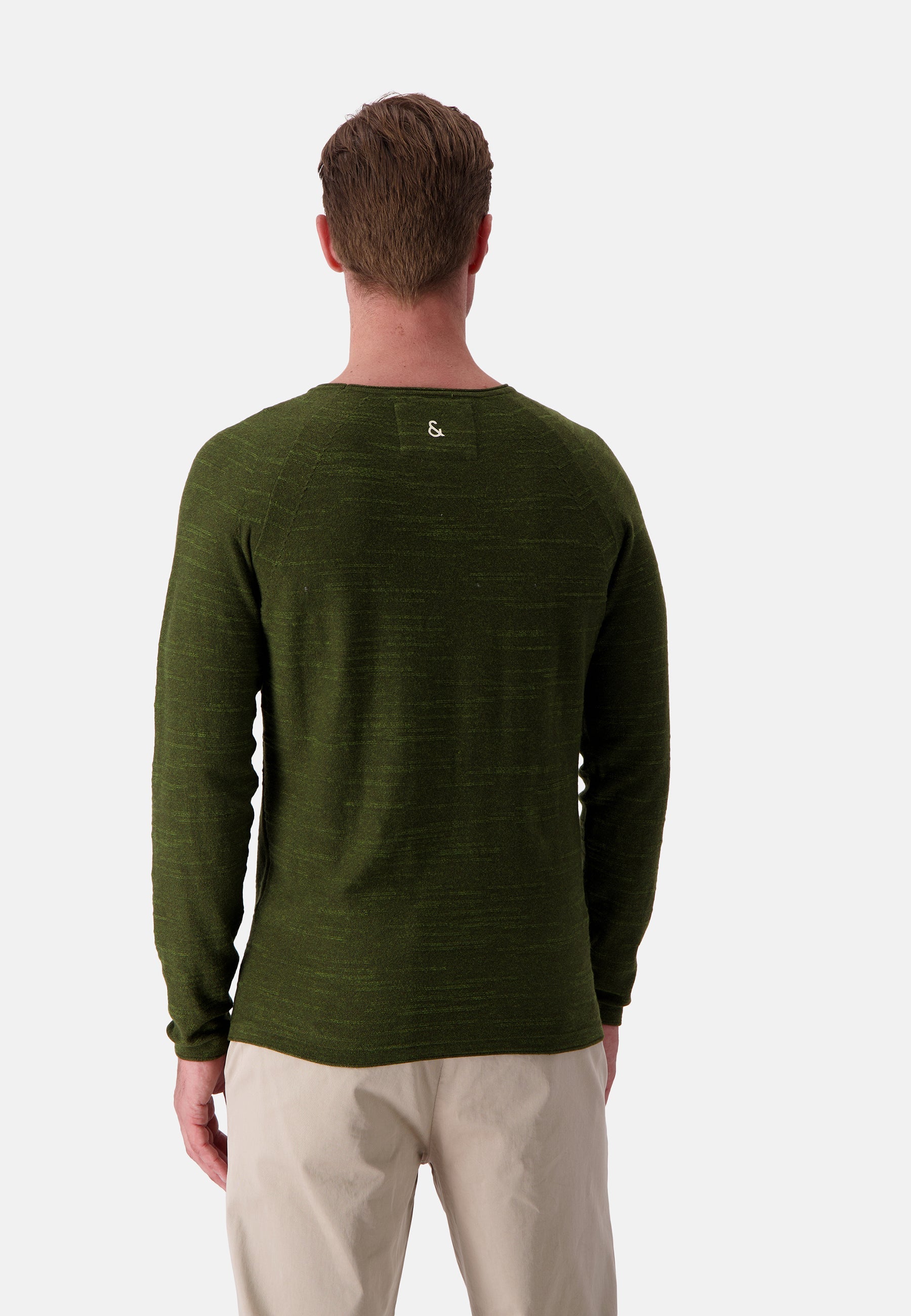 Roundneck Slub en pull en yucca Colours and Sons