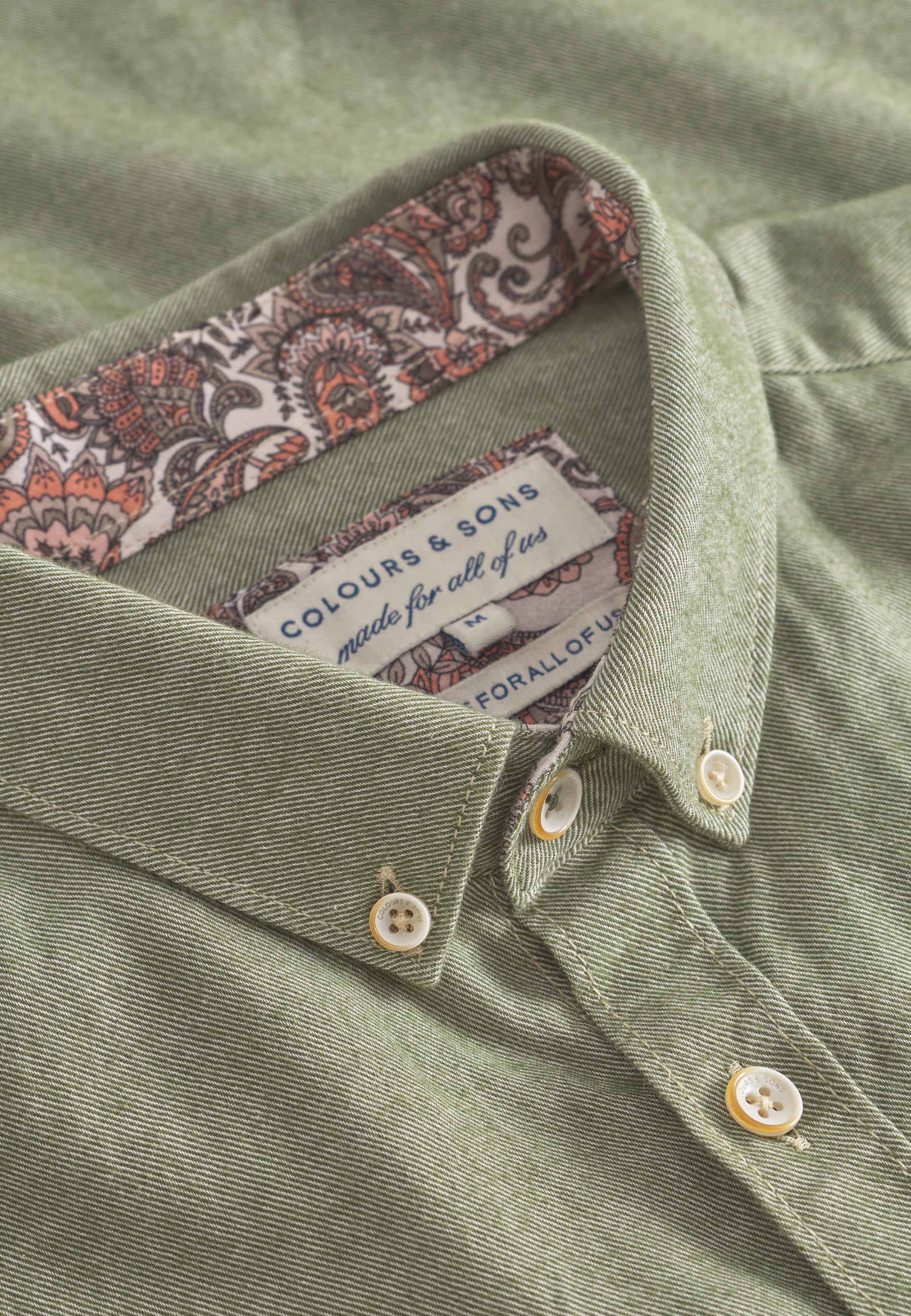 Chemise Brushed Twill dans Chemises Clover Colours and Sons