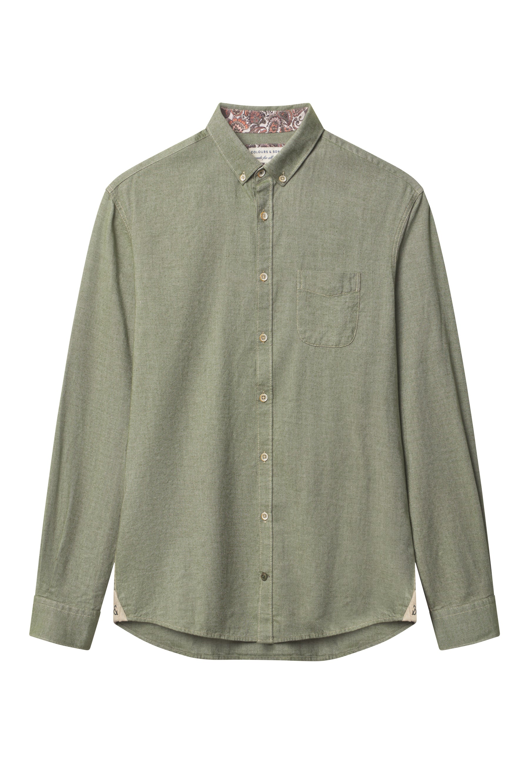 Chemise Brushed Twill dans Chemises Clover Colours and Sons