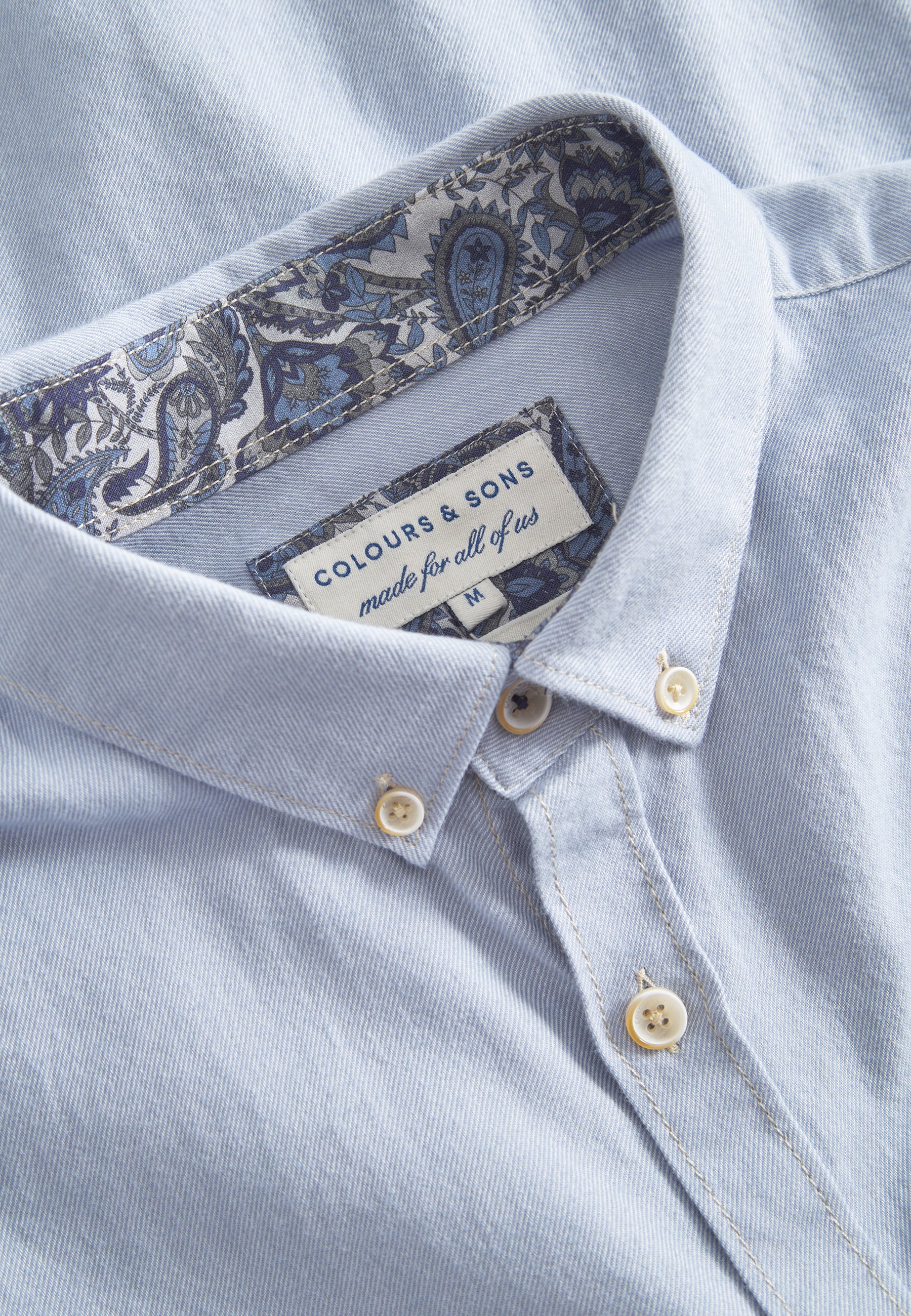 Chemise Brushed Twill dans Chemises Lake Colours and Sons