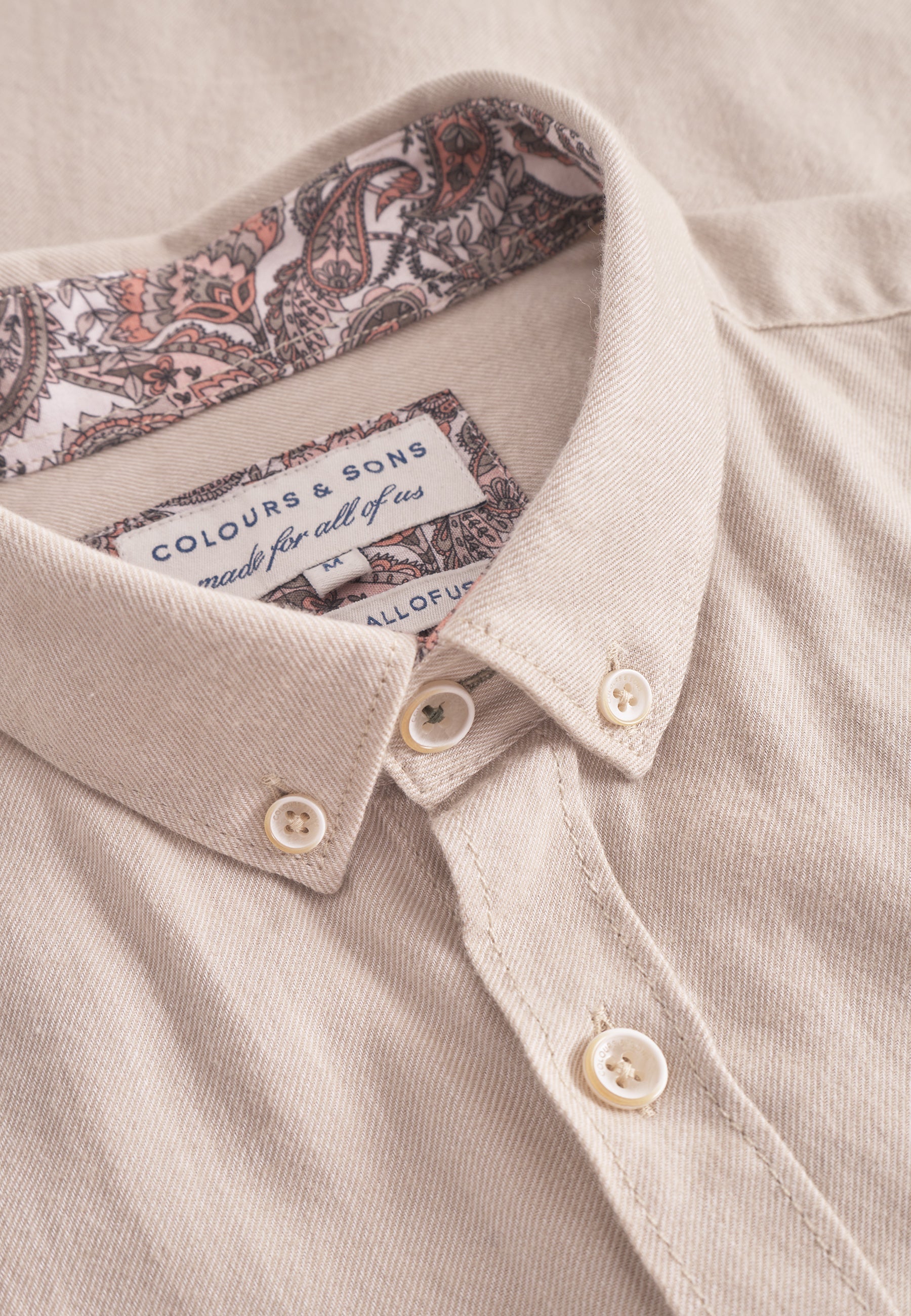 Chemise Brushed Twill dans Chemises tumbleweed Colours and Sons