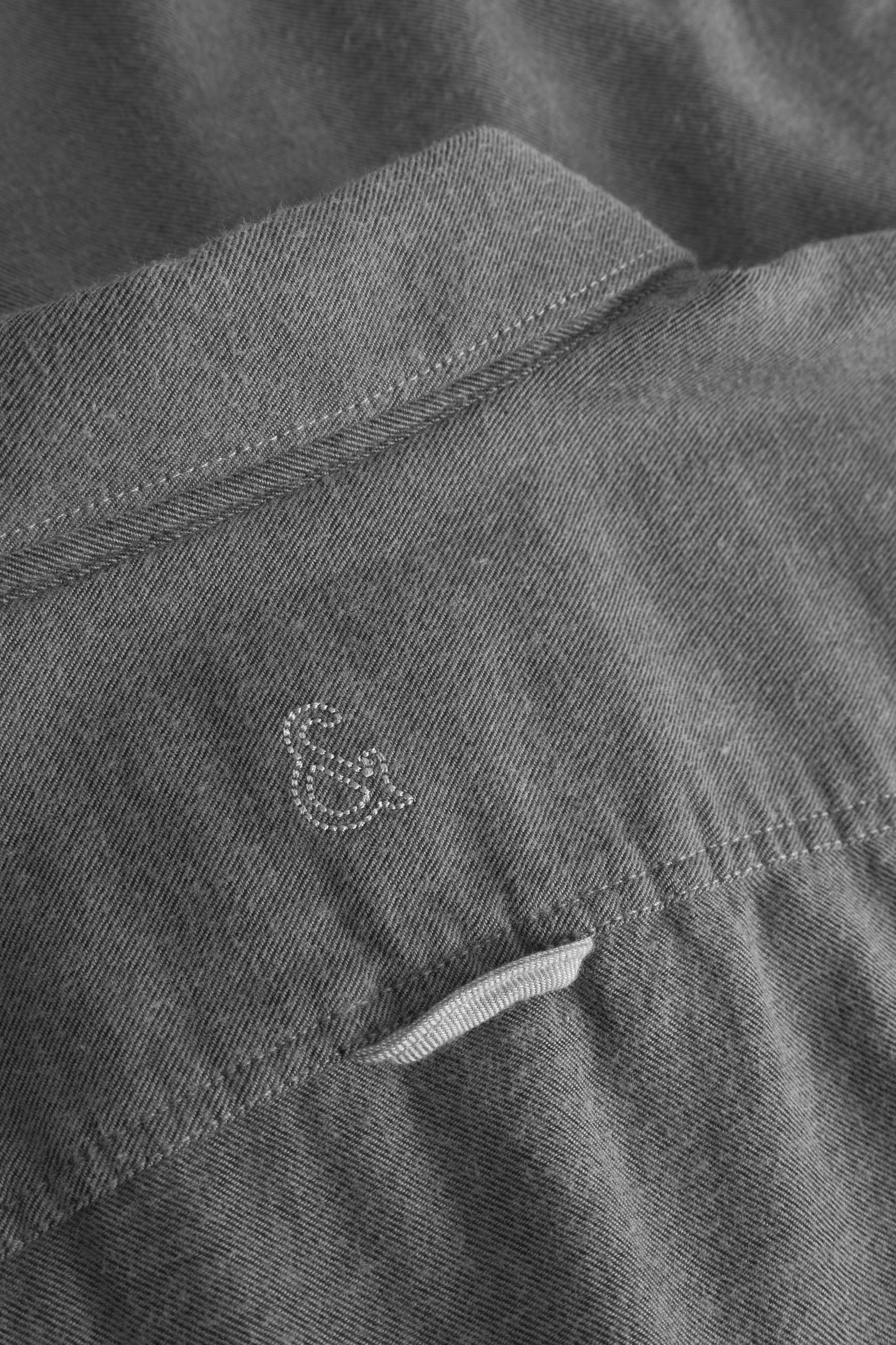 Shirt Brushed Twill in Anthracite Chemises Colours and Sons