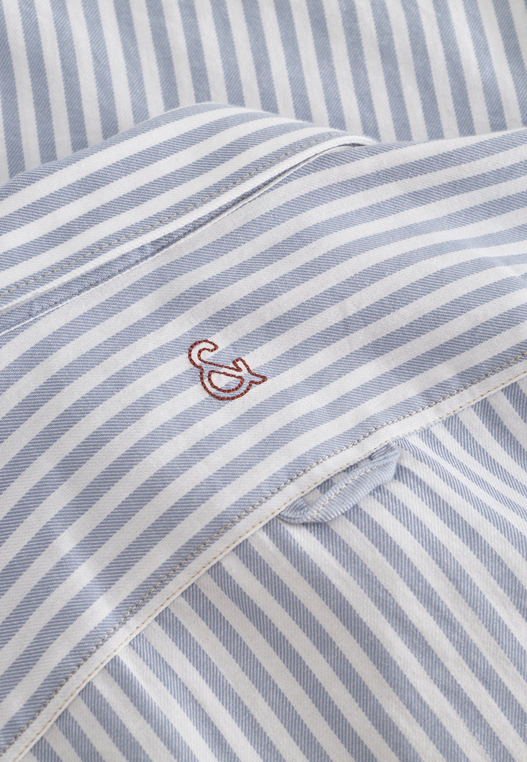 Chemise Brushed Twill Stripes dans Chemises Lake Stripes Colours and Sons