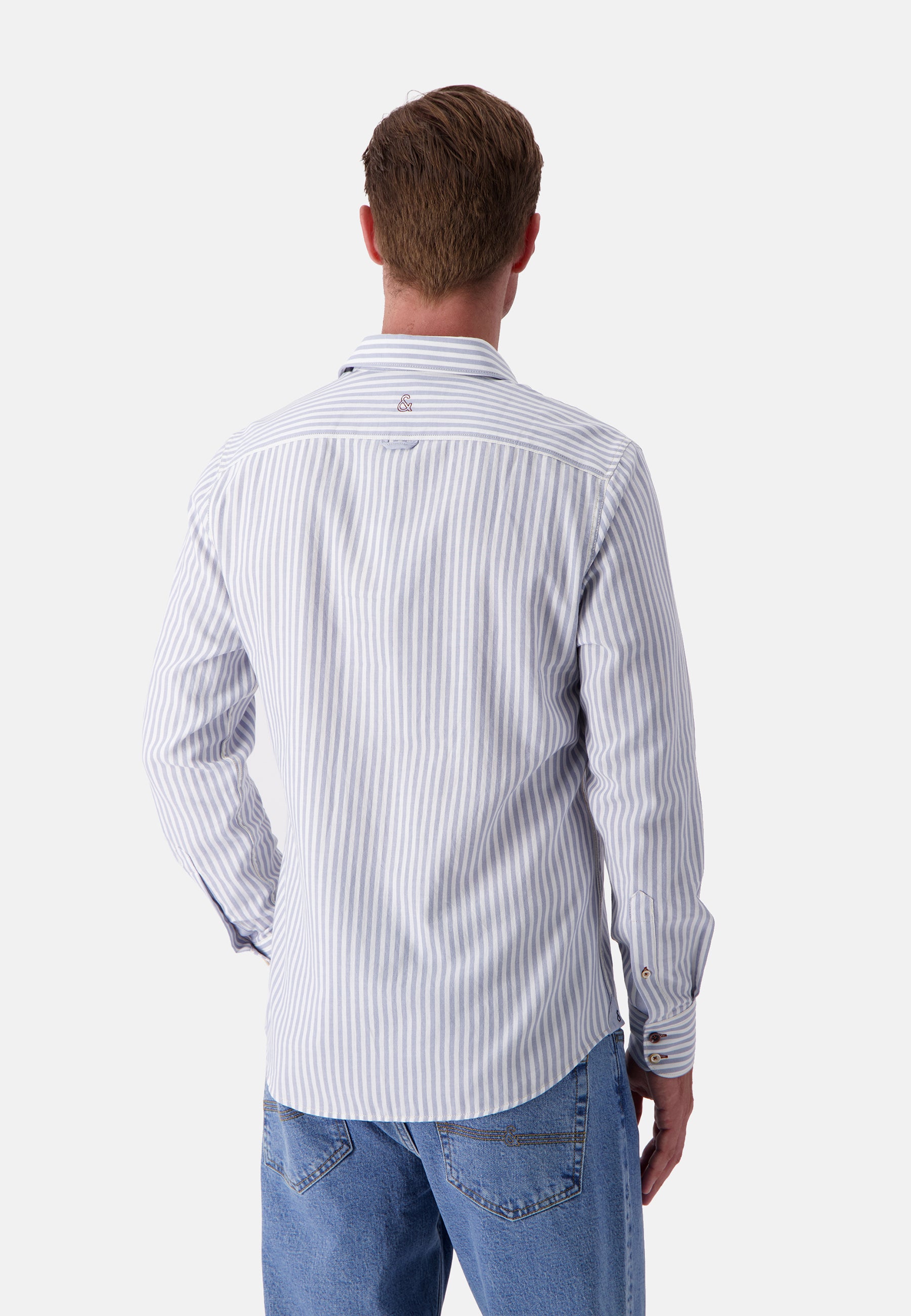 Chemise Brushed Twill Stripes dans Chemises Lake Stripes Colours and Sons