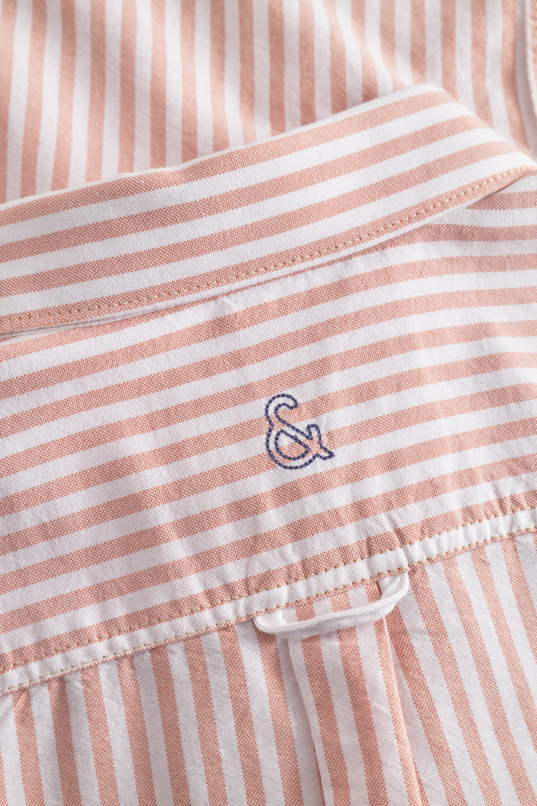 Shirt-Soft Oxford Stripes in Salmon Stripes Chemises Colours and Sons