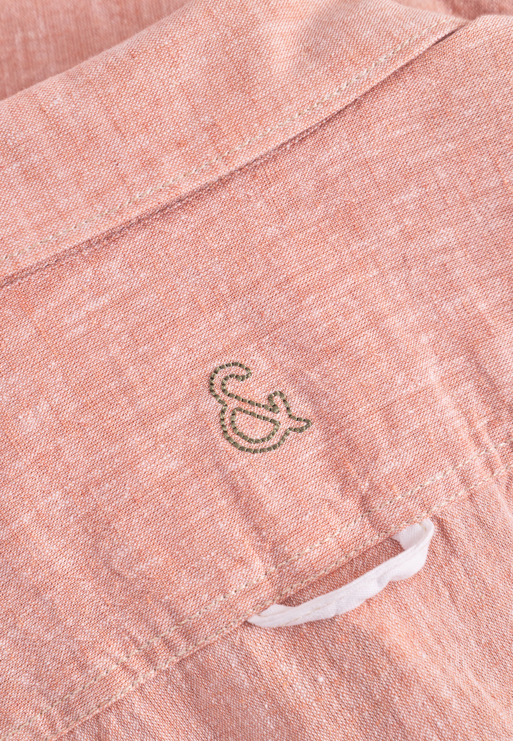 Shirt-Linen Blend Kent in Clay Chemises Colours and Sons