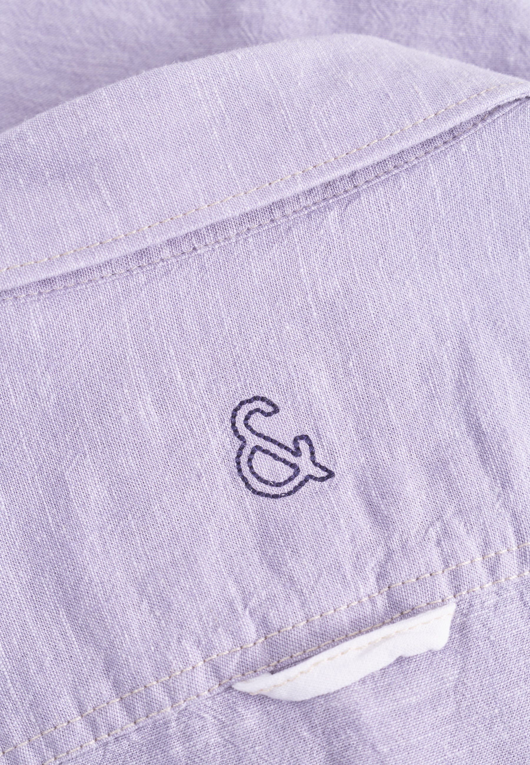 Shirt-Linen Blend Kent in Orchid Chemises Colours and Sons