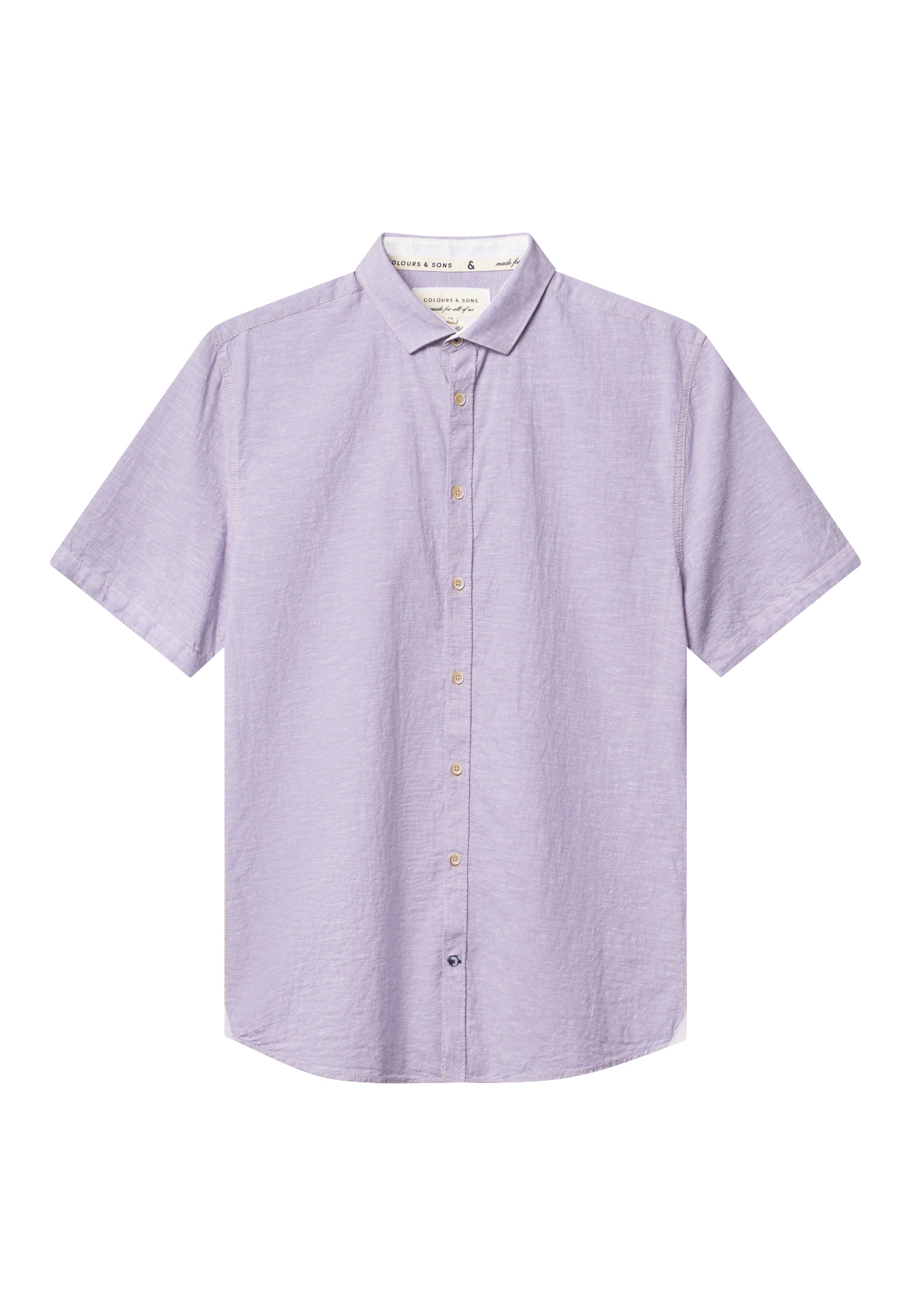 Shirt-Linen Blend Kent in Orchid Chemises Colours and Sons