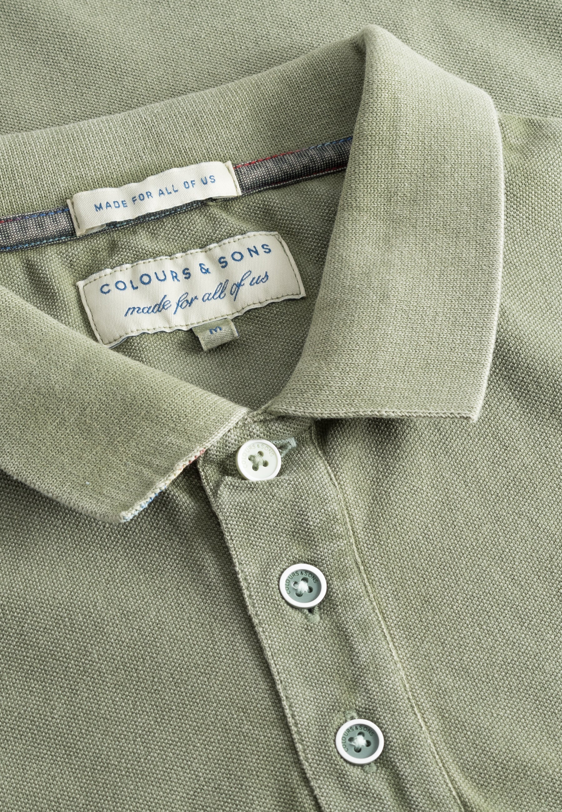 Polo-Garment Dyed in Wasabi T-shirts Colours and Sons