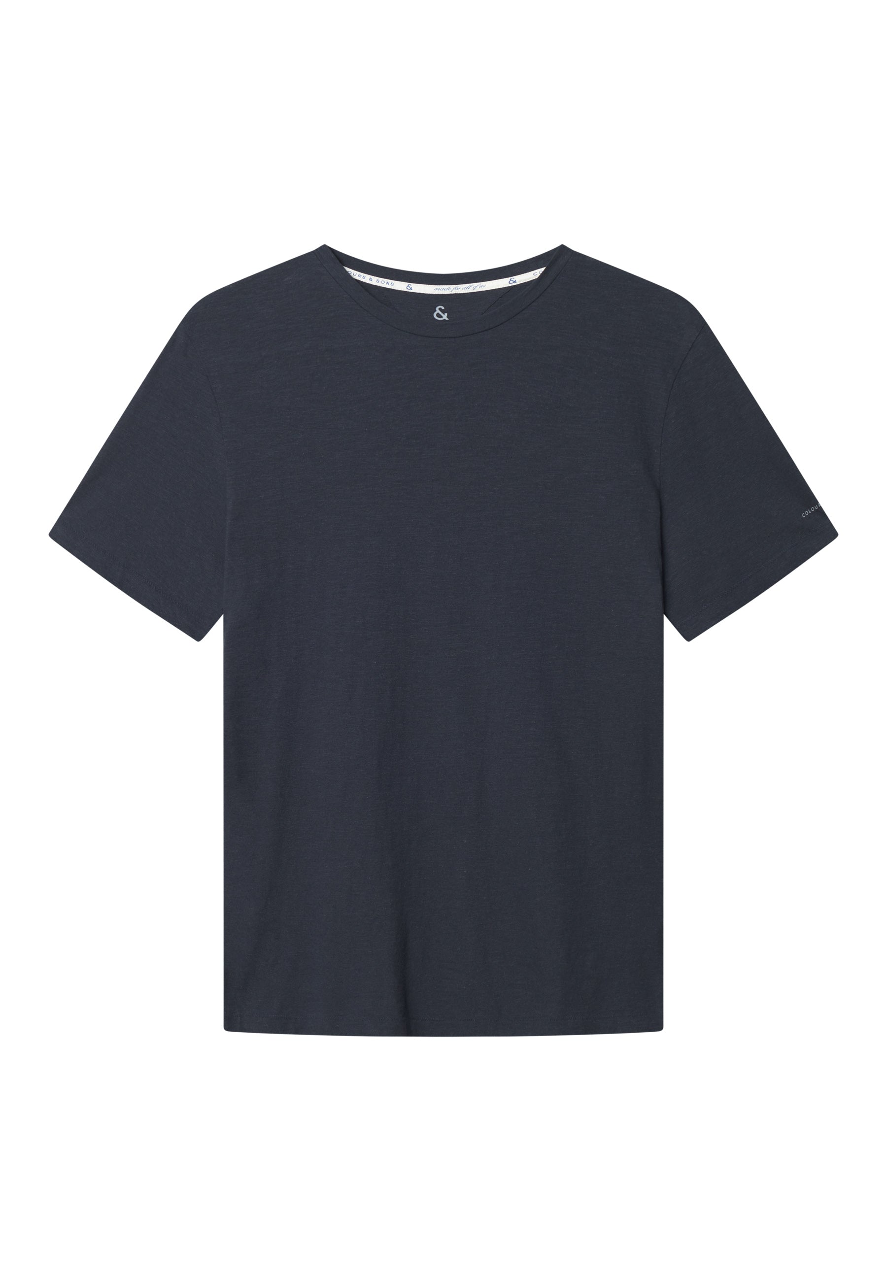 T-Shirt-Linen Blend in Anthracite T-Shirts Colours and Sons