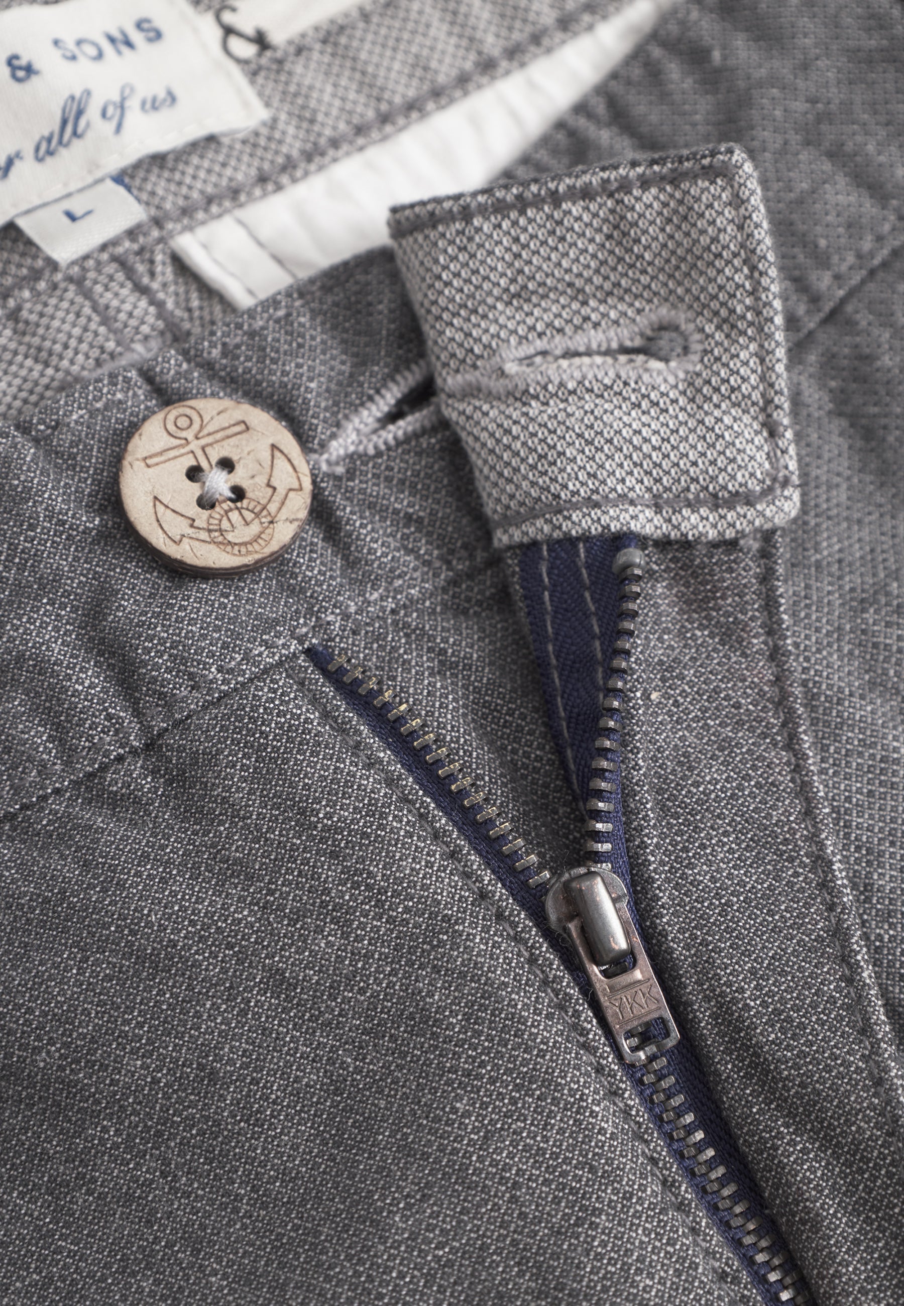 Short-Dobby en anthracite Shorts Colours and Sons