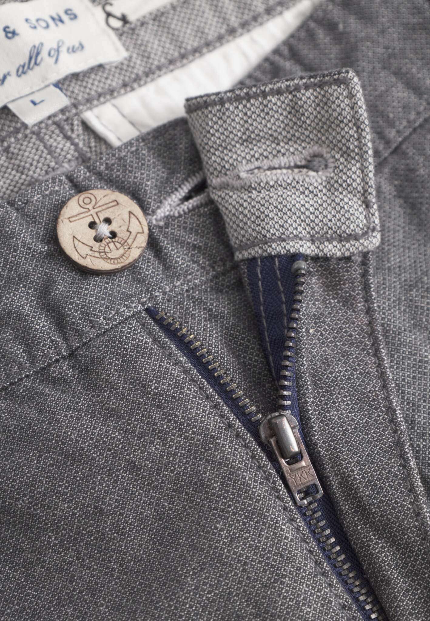 Short-Dobby en anthracite Shorts Colours and Sons