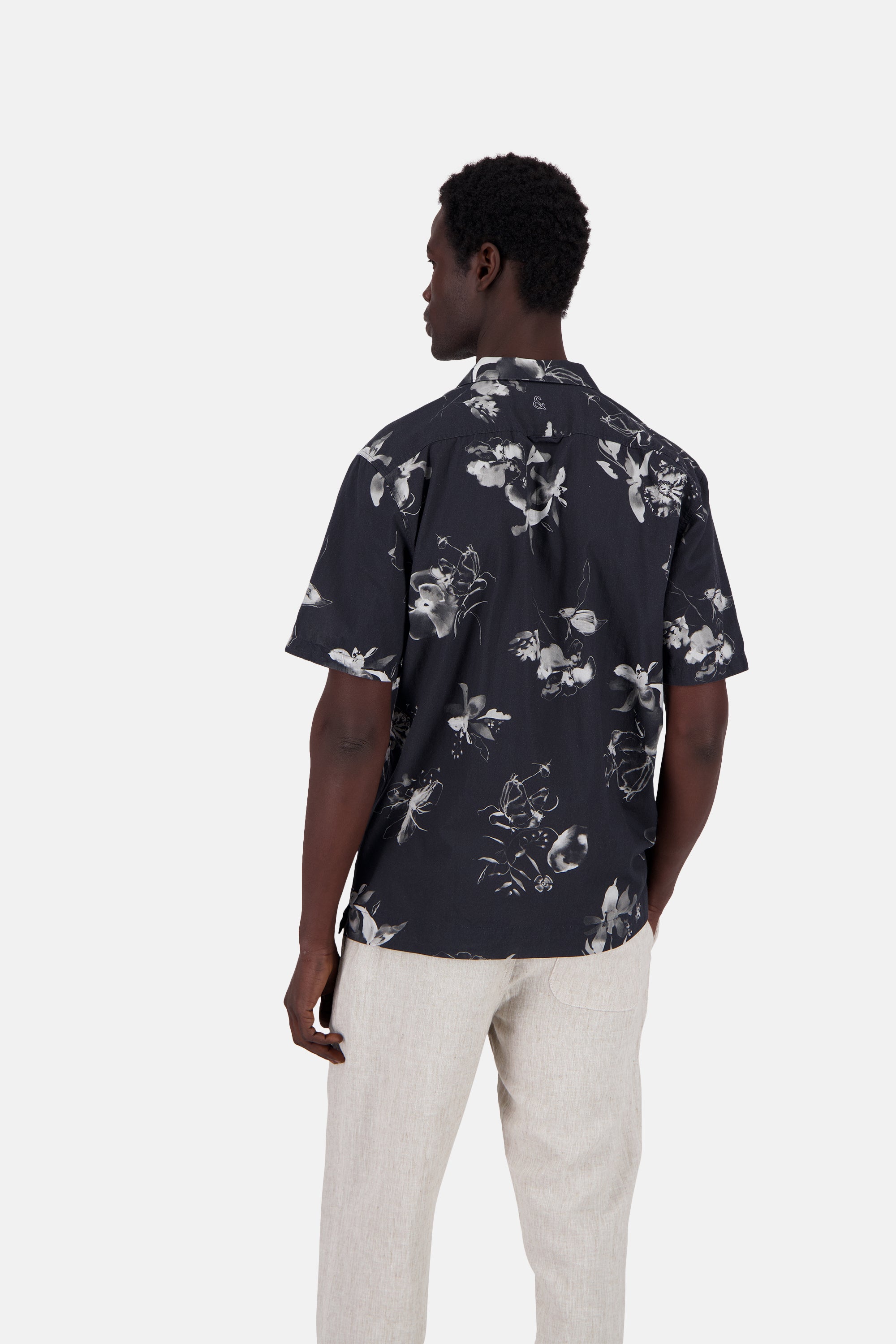 Shirt-Printed in Smoke Black Chemises Colours and Sons