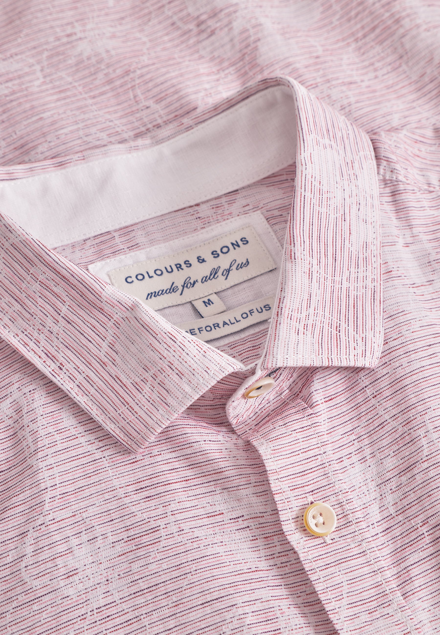 Shirt-Jacquard Flowers in Blurred Orchids Chemises Colours and Sons