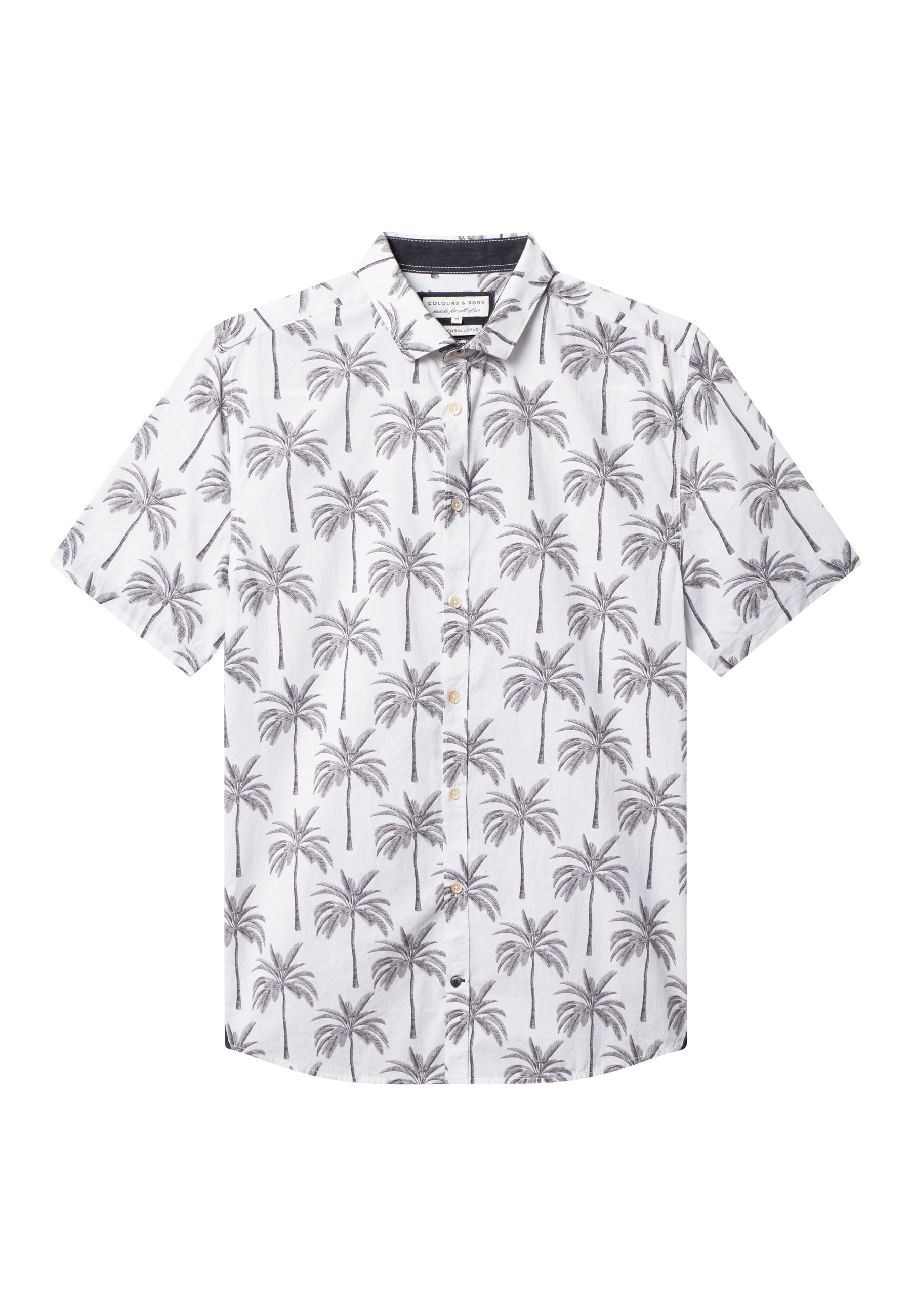 Shirt-Printed in Palms Chemises Colours and Sons
