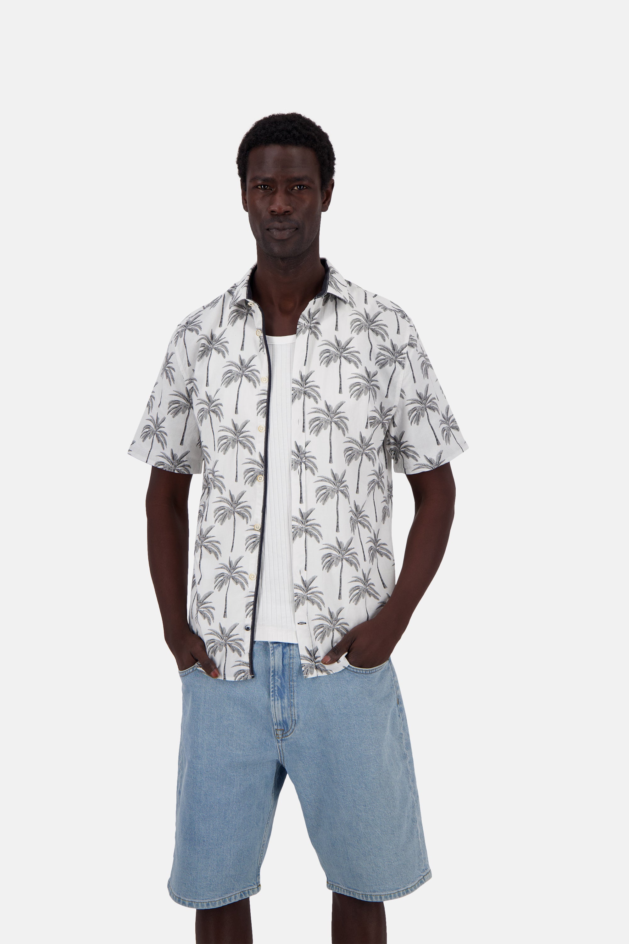 Shirt-Printed in Palms Chemises Colours and Sons